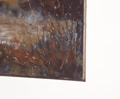 La quietud de la niebla fluvial, Pintura original