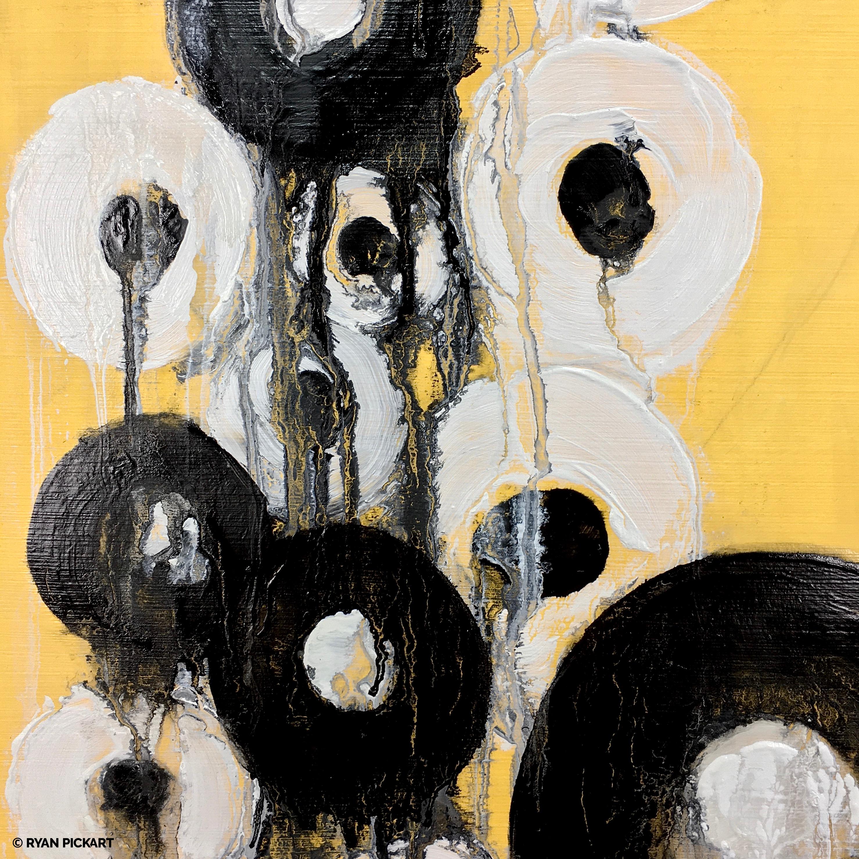 Giselle, Originalgemälde (Abstrakter Expressionismus), Mixed Media Art, von Ryan Pickart