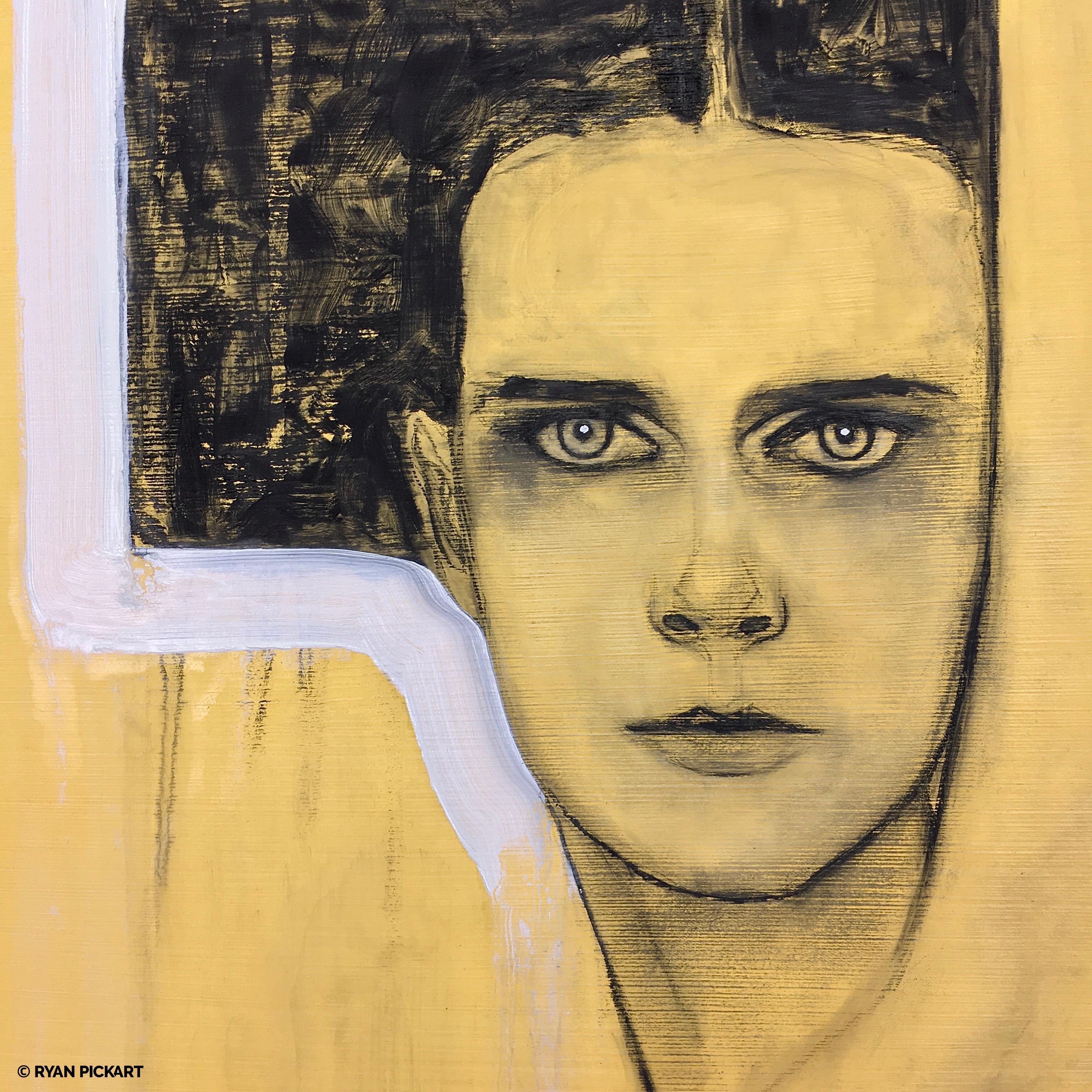 <p>Kommentare des Künstlers<br />Teil von Ryans langjähriger Serie von Porträts in Kohle und Ölfarbe auf goldgewaschenem Papier. Ryan liebt es, die Flüssigkeit und Transparenz der Ölfarbe mit der Substanz der Holzkohle zu verbinden. 