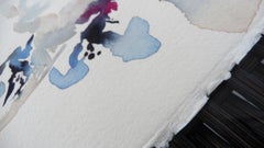 Winter Scene I, Abstract Painting