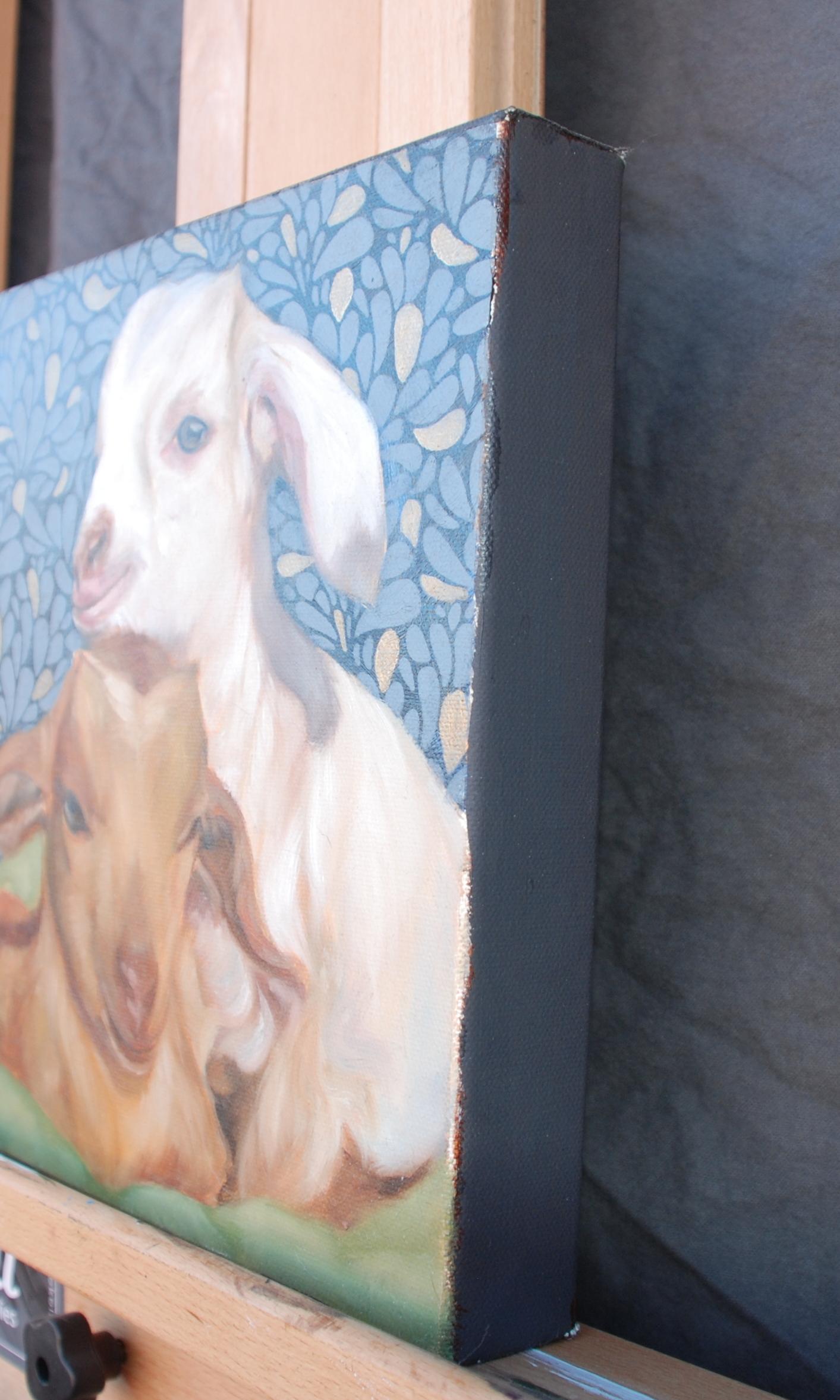 baby goat painting
