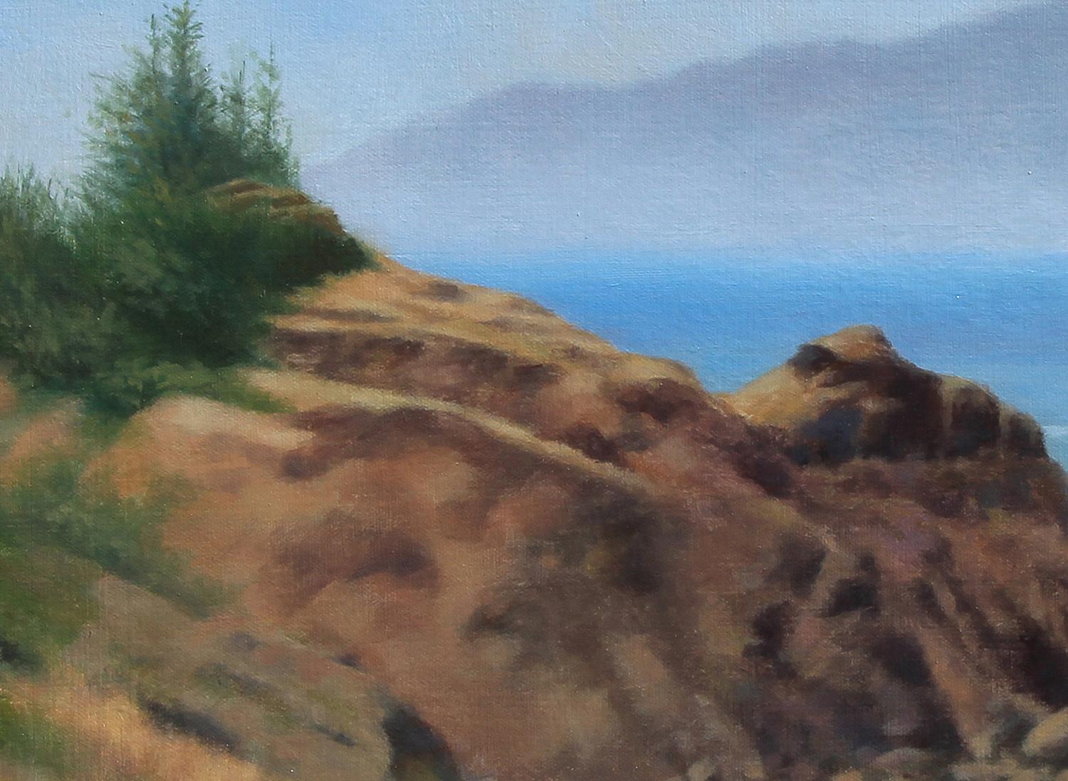 Nebbia mattutina, pittura a olio in vendita 2
