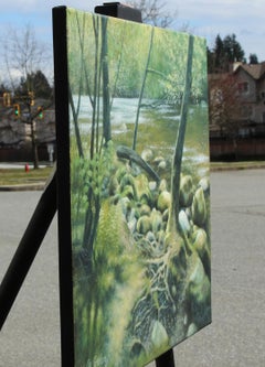 Un moment dans le temps, peinture à l'huile