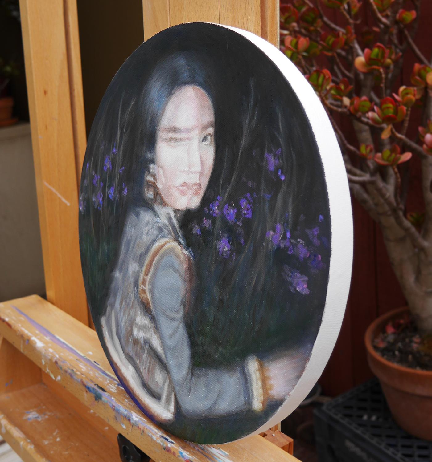 Non può essere, Pittura a olio - Painting di Kristen Brown