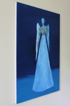 Blue Angel, Oil Painting
