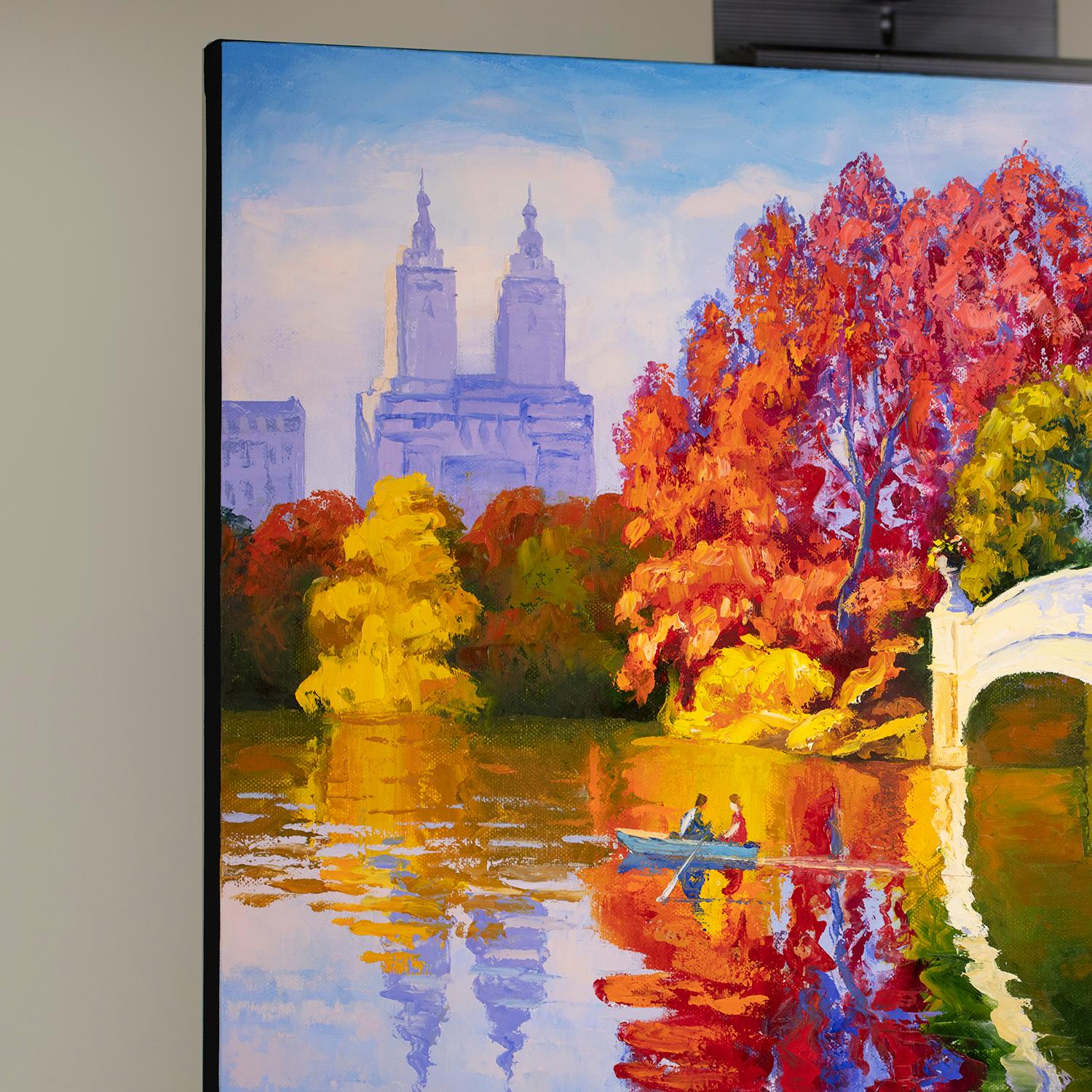 bow bridge painting