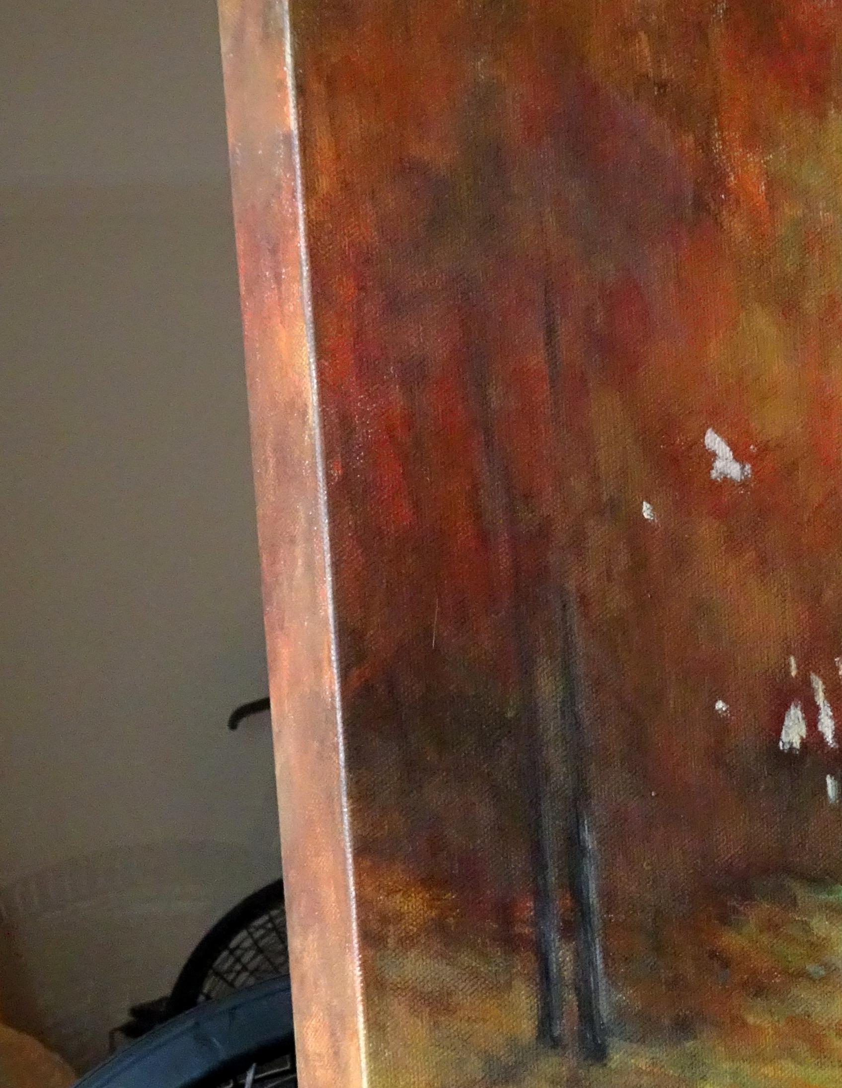 Peinture à l'huile - Cinnamon et cidre - Painting de Gail Greene
