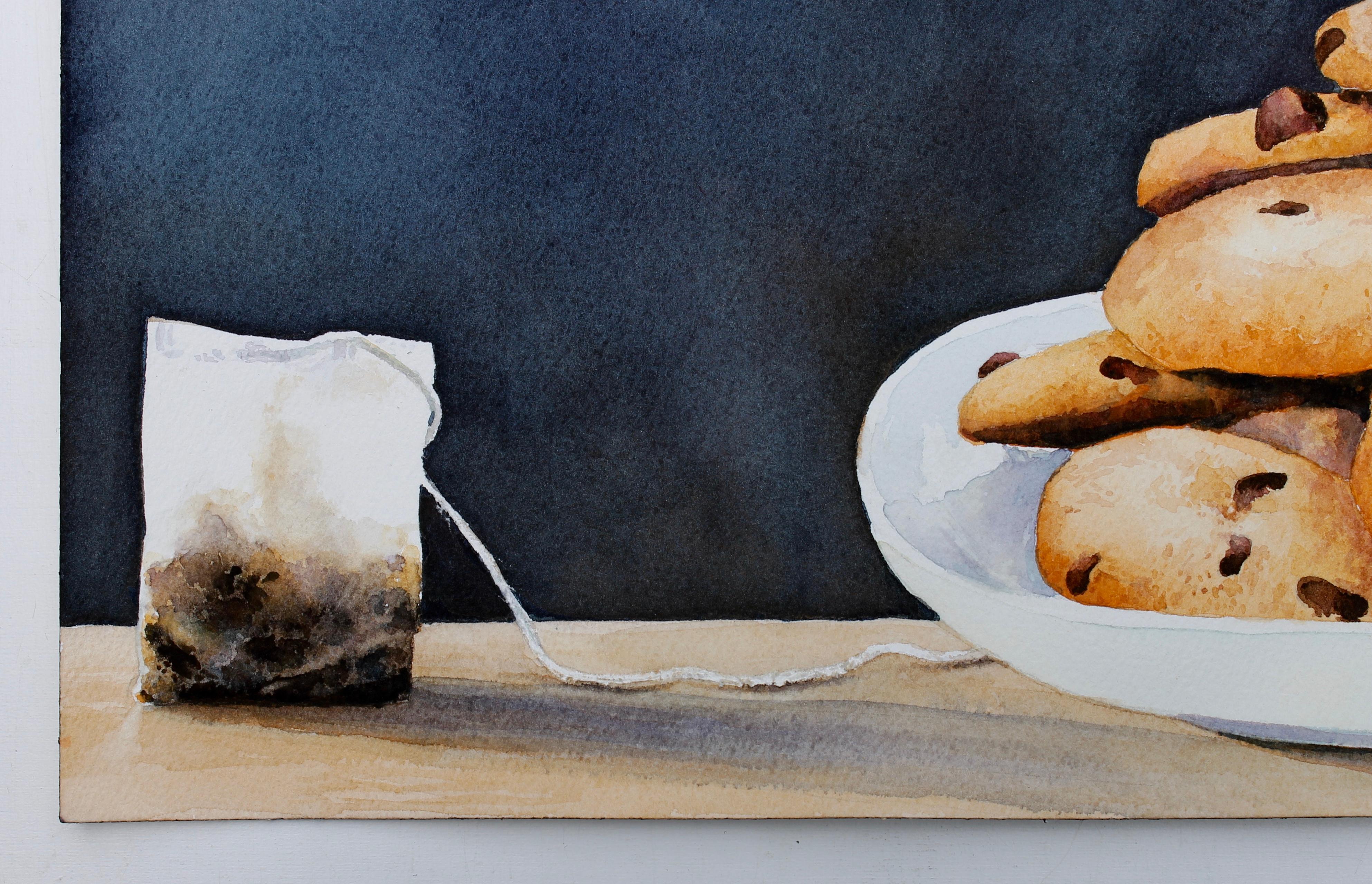 Tea Cookies, Original Painting - Art by Dwight Smith