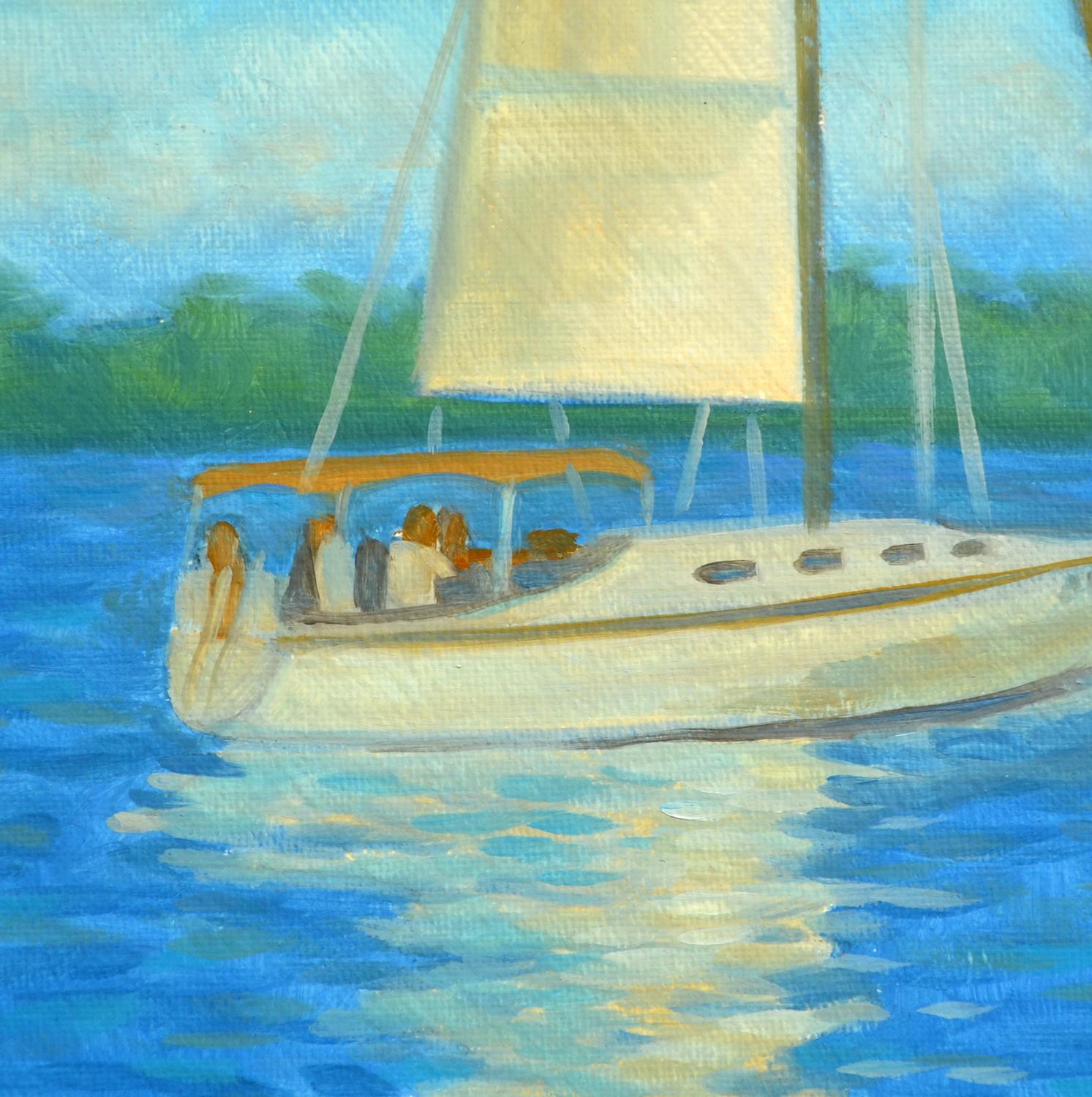 Sailing, Oil Painting For Sale 1