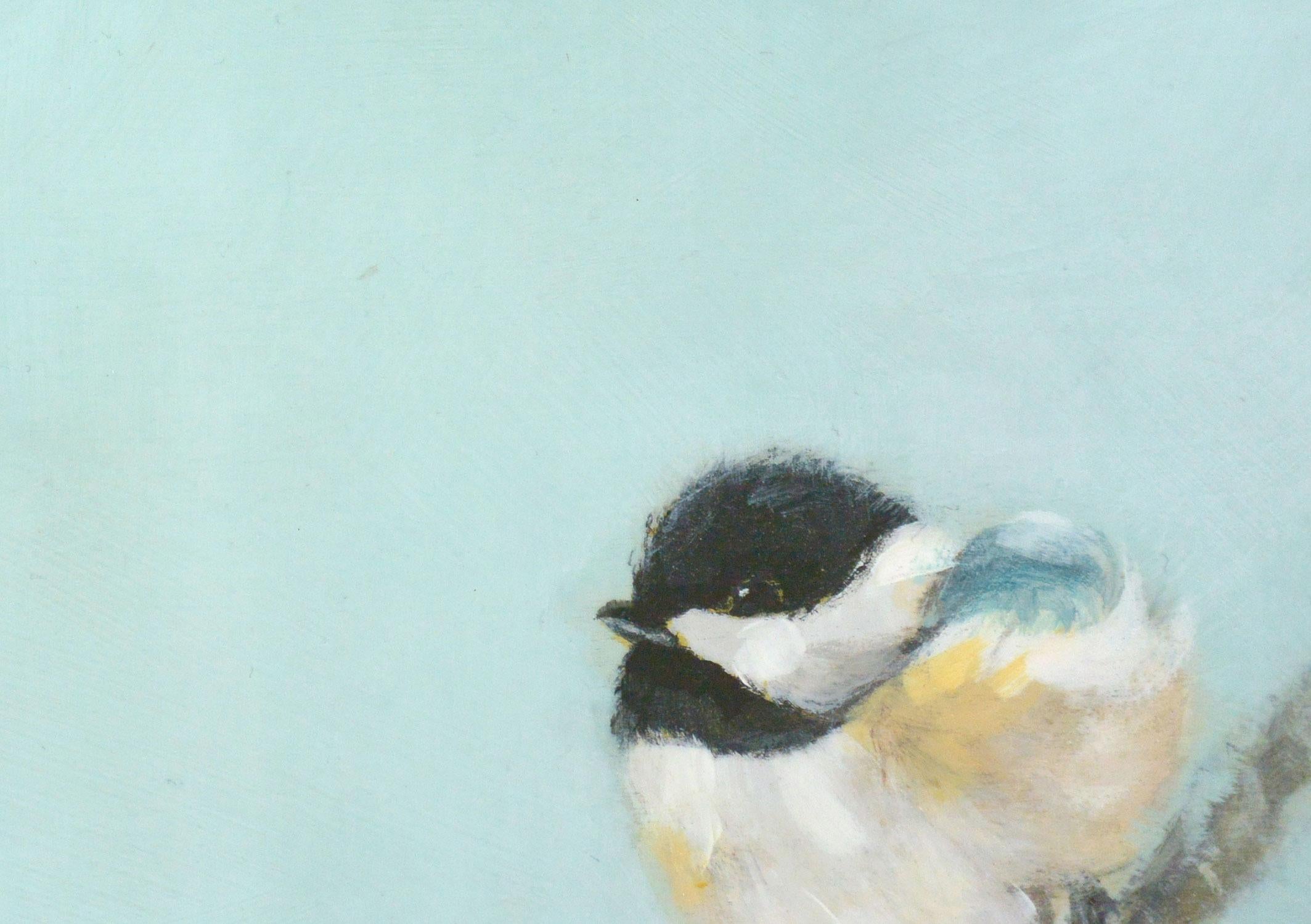 Baby Chickadee, Original Painting 1