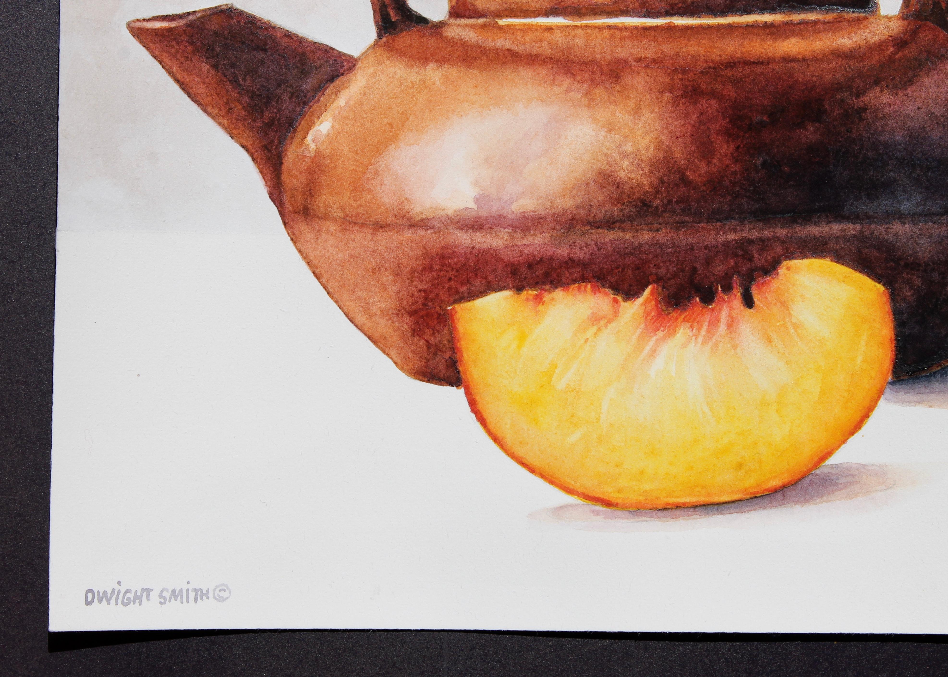 Peach Tea, Original Painting - Art by Dwight Smith