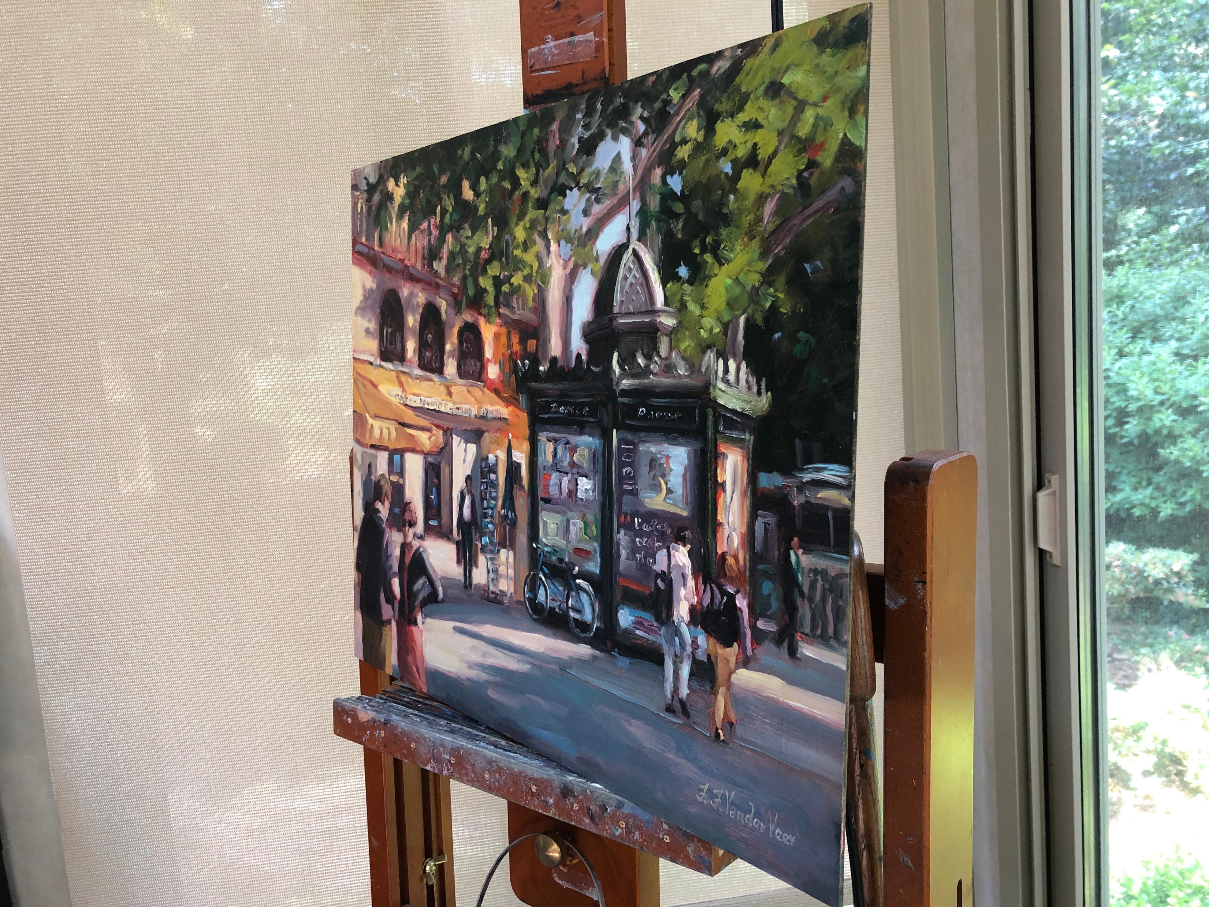 Dove andiamo da qui, Pittura a olio - Painting di Faye Vander Veer