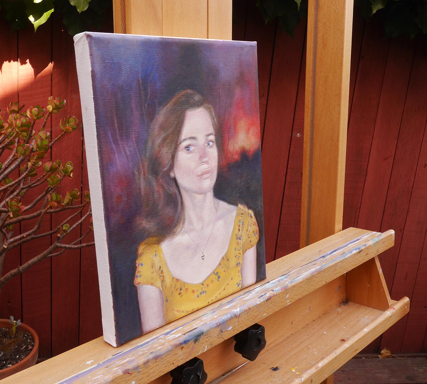 L'ultima volta, Pittura a olio - Painting di Kristen Brown