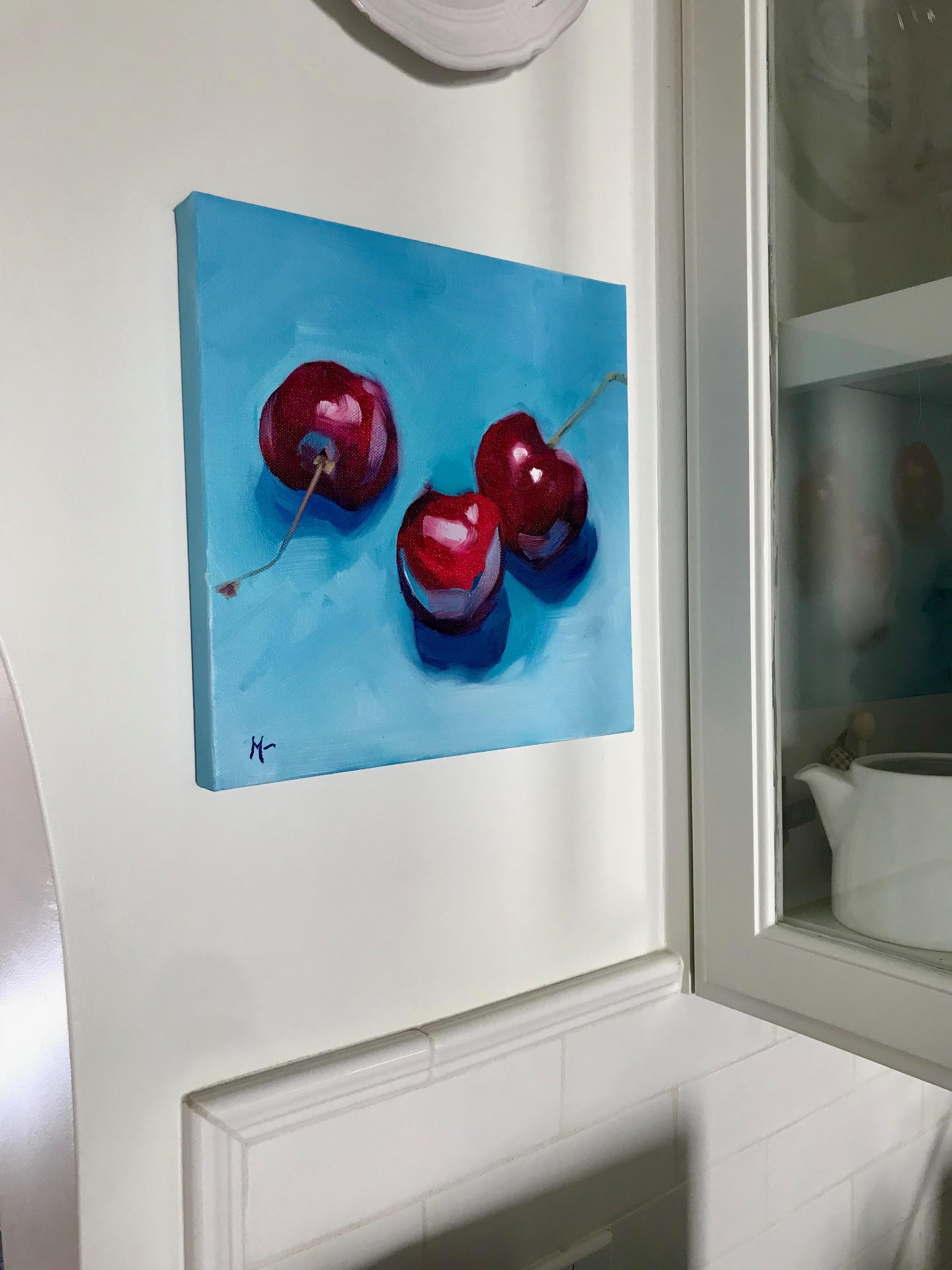 cherry oil painting