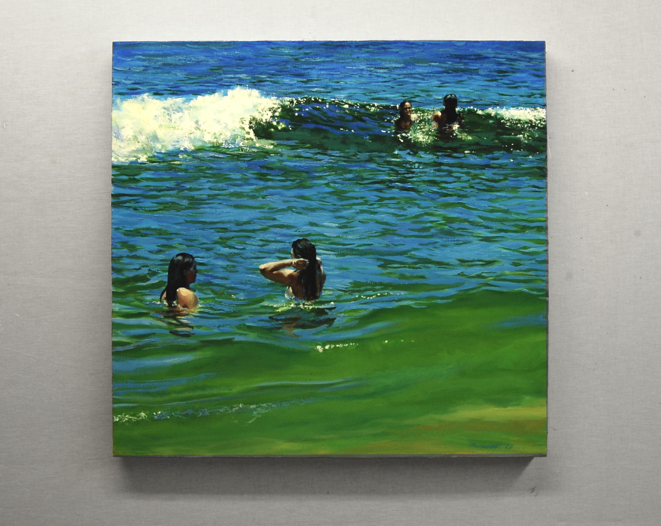 <p>Artist Comments<br />Artist Onelio Marrero often travels to visit a favorite beach on the New Jersey shoreline. 