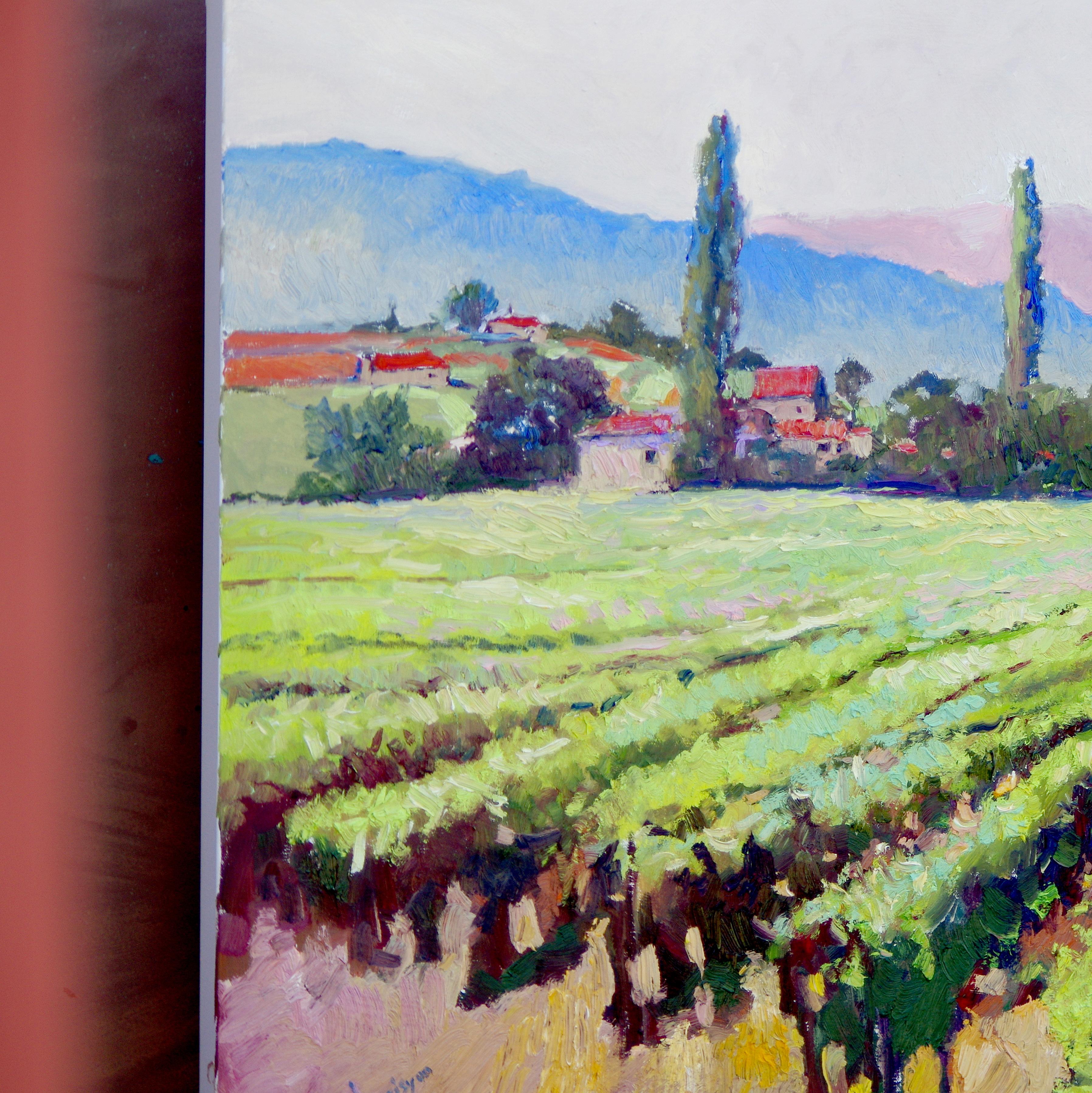 <p>Artist Comments<br>California vineyards are one of the most beautiful areas in the world. Early morning sunlight touches the nature and fills it with positive energy. The scene is beautiful and harmonic.</p><br/><p>About the Artist<br>Suren is an