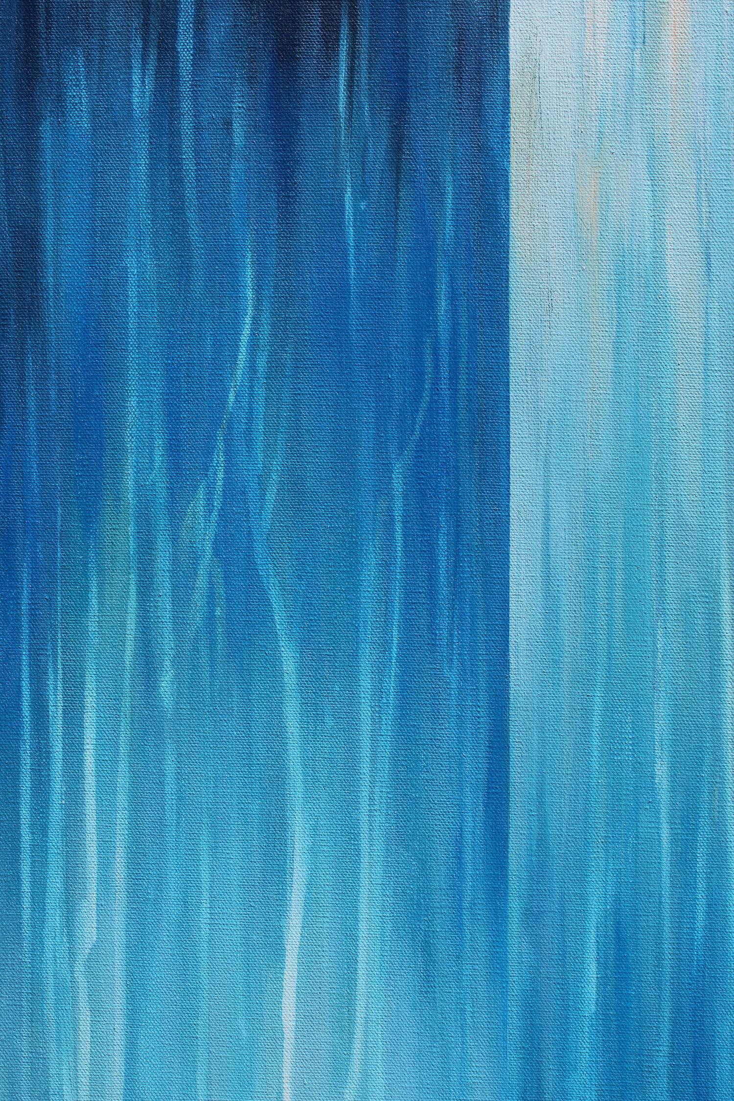 Diving In - Ocean Fury, Abstract Painting 1