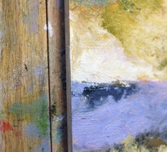 Peinture à l'huile vague de soirée