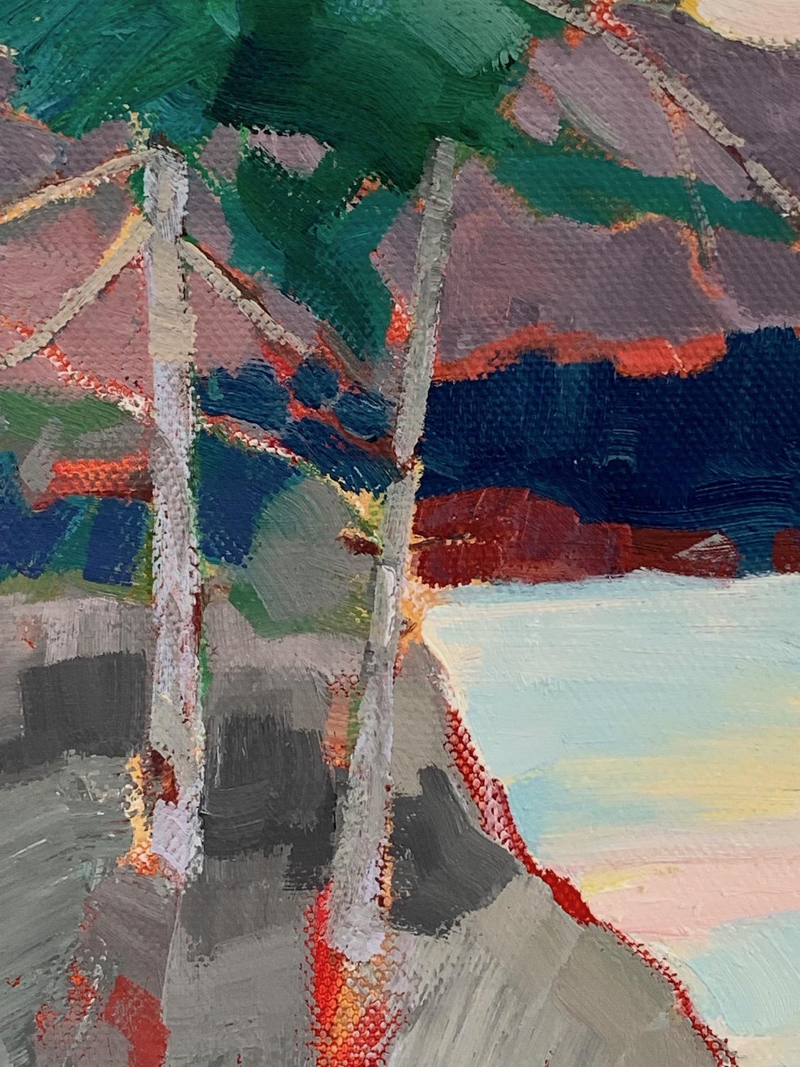 <p>Artist Comments<br>This painting is part of an ongoing series depicting the nature around Teresa Smith's home. Her main considerations as she works are color and shape. 