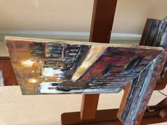 What Did She Say, Oil Painting