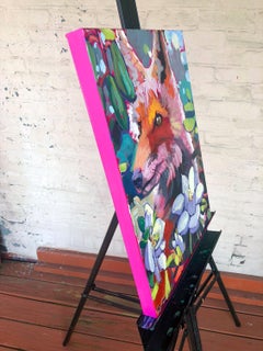 Magnolia Fox, Oil Painting
