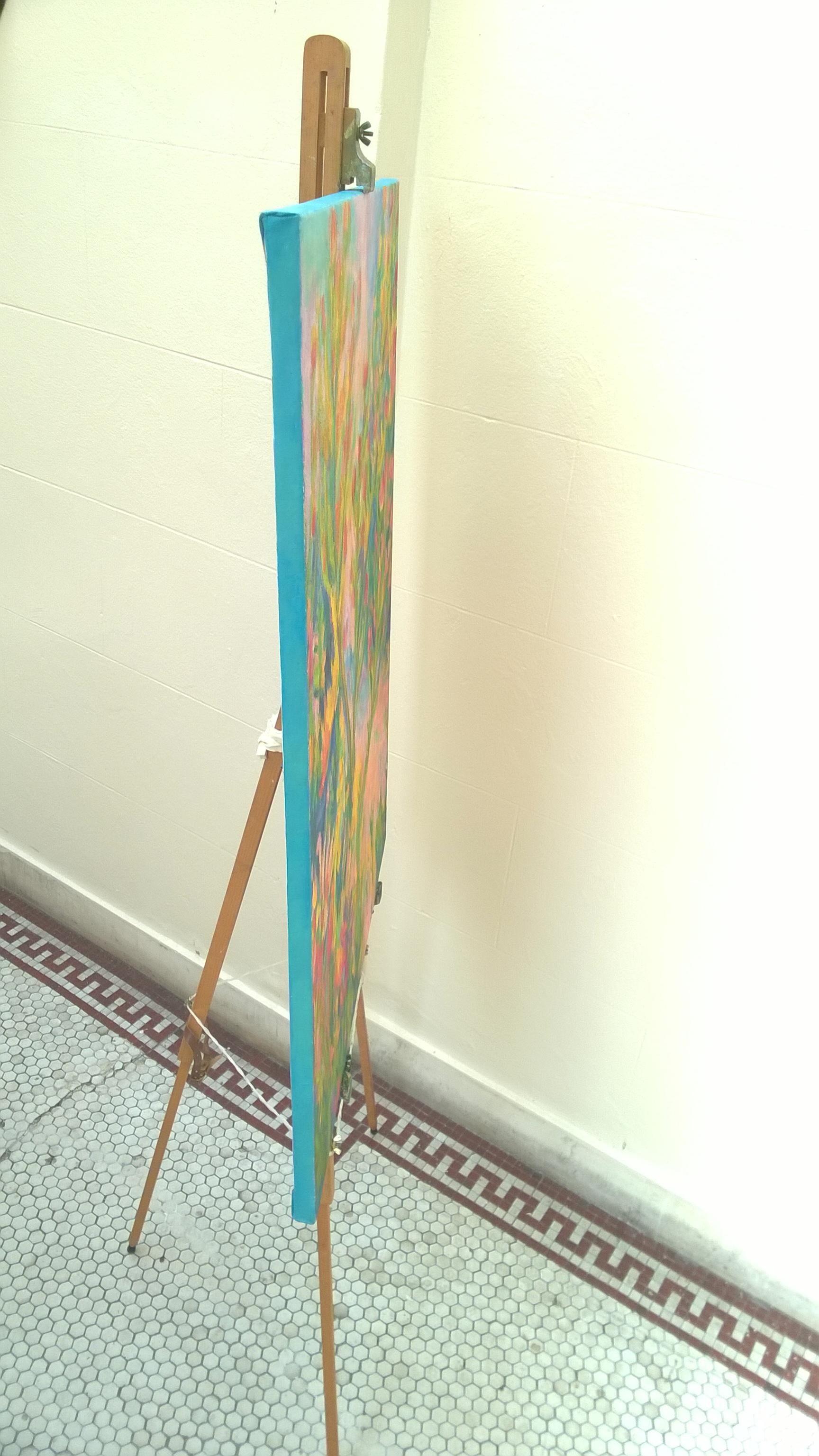 Bonnefont, peinture à l'huile - Impressionnisme abstrait Art par Naoko Tadotsu