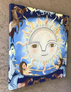 The Sun Tarot, Oil Painting