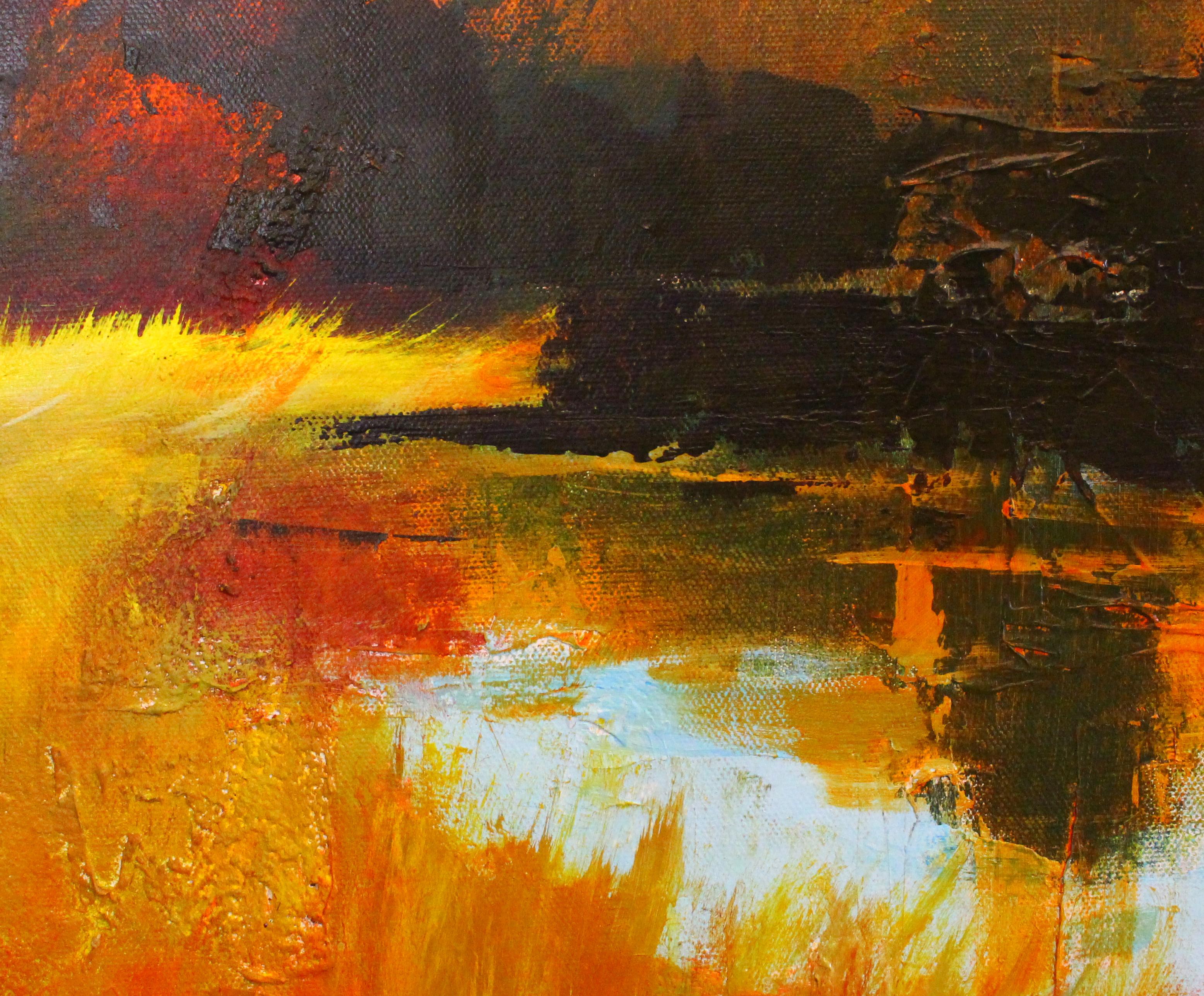 marsh landscape painting