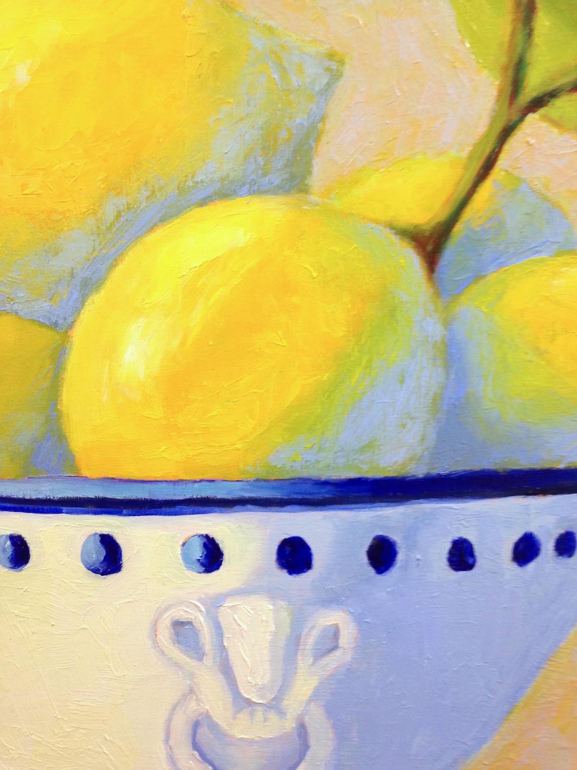 oil paintings of lemons