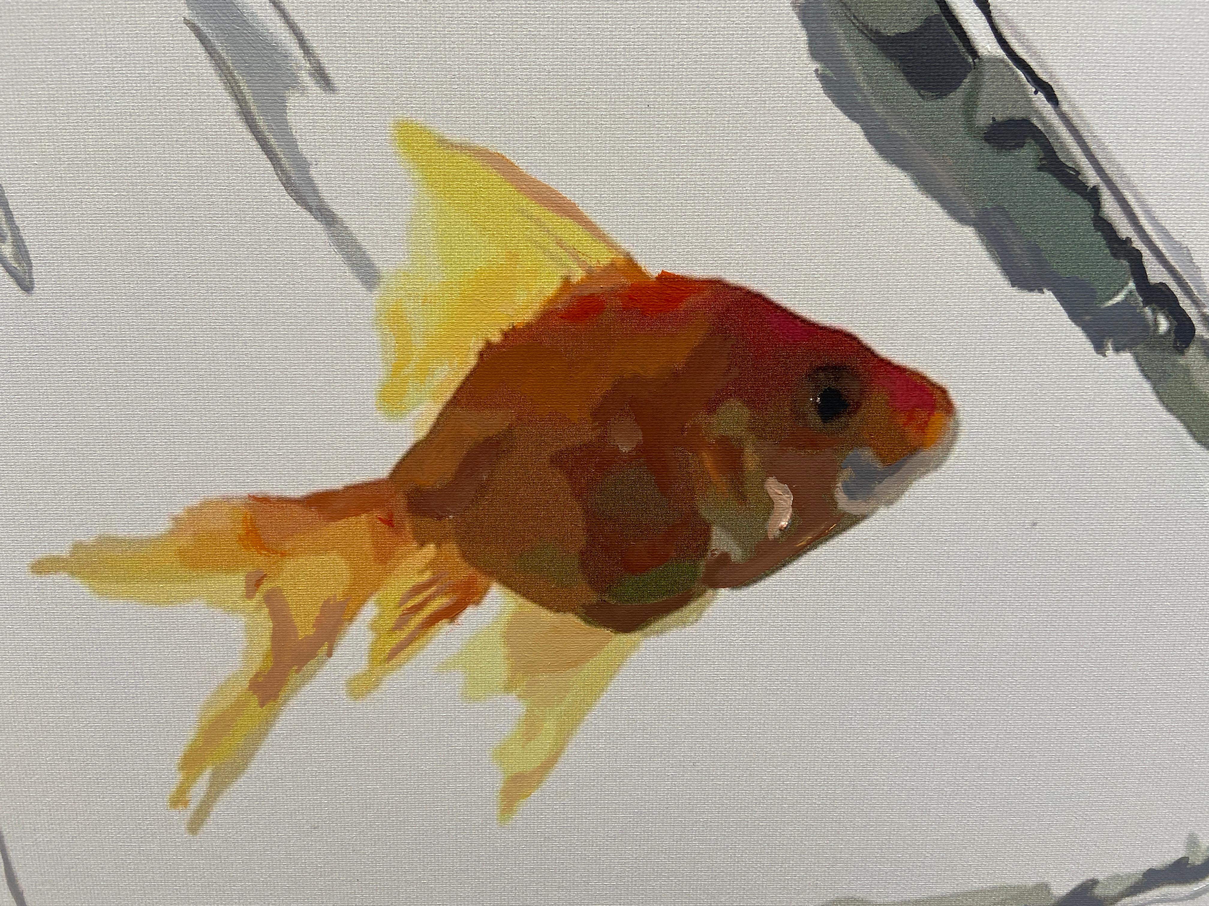 oil painting fish