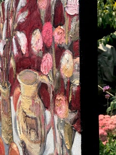 Nature morte dans une palette limitée, peinture à l'huile