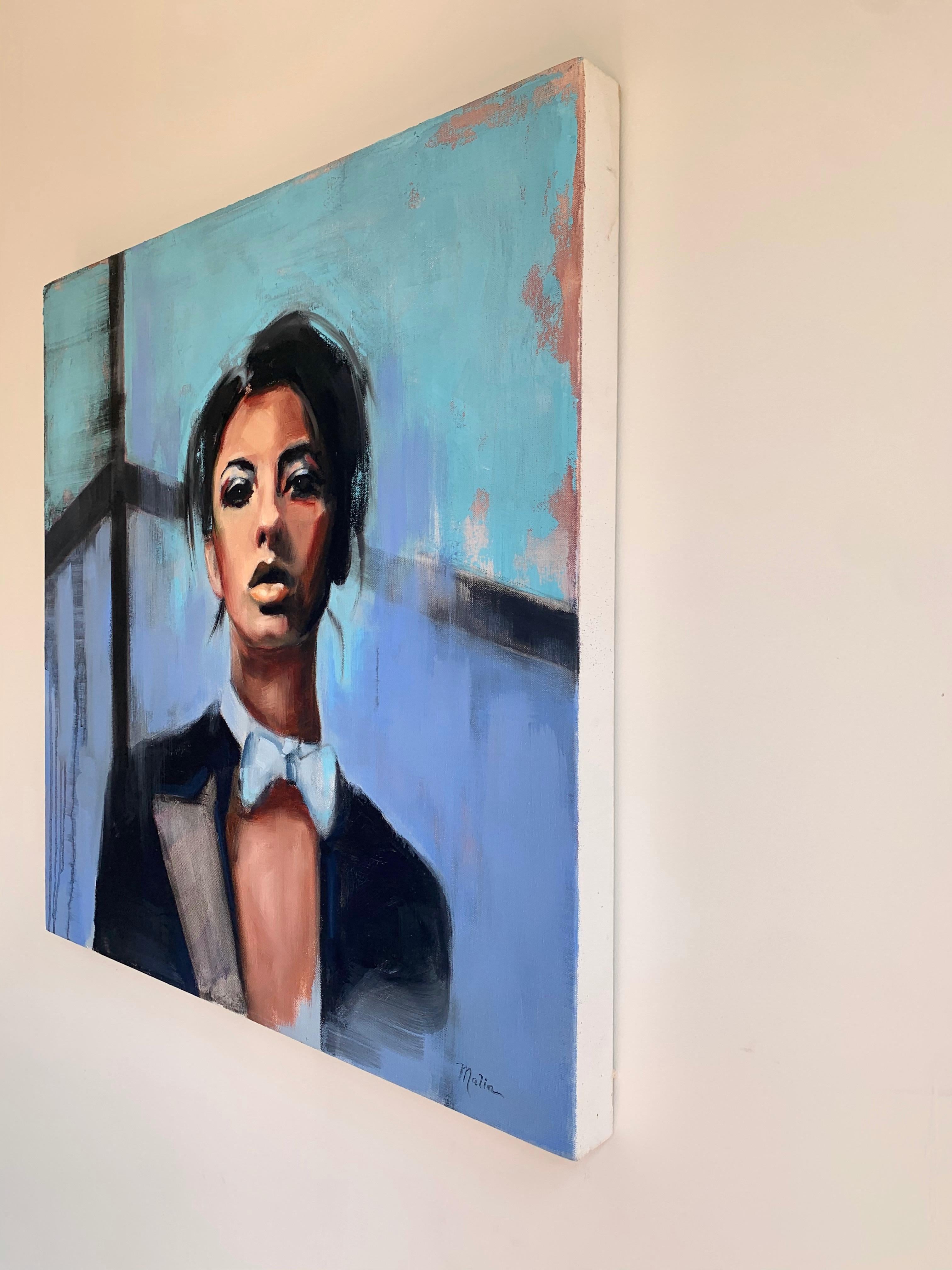 Dissolvenza in te, pittura a olio - Painting di Malia Pettit