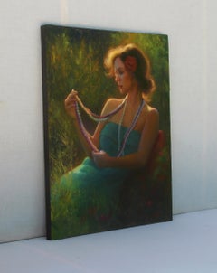 Lost in Thought, Oil Painting