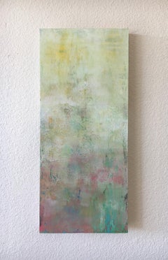 Floating on Spring's Soft Breath, Abstract Oil Painting