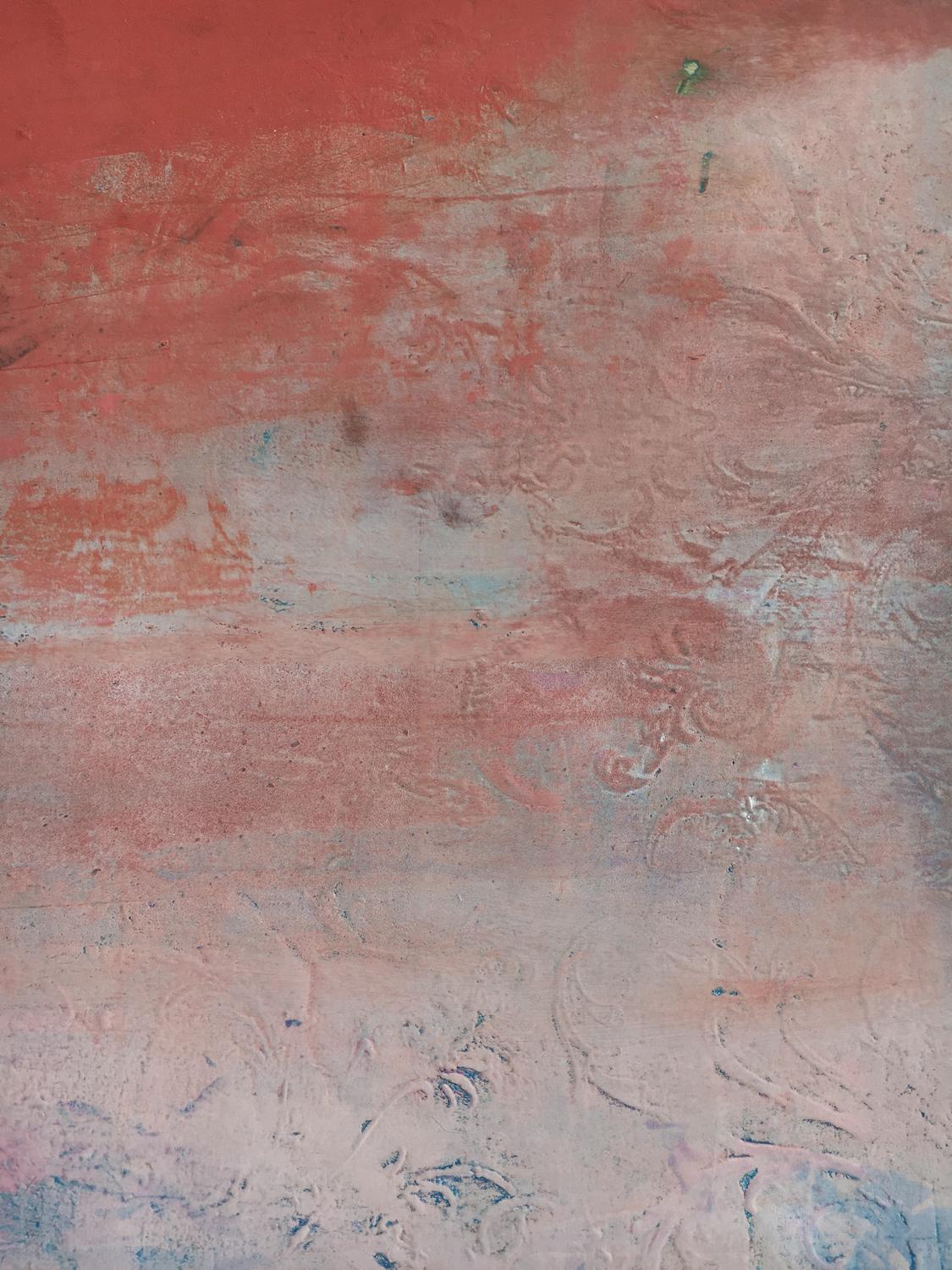 L'alba del mandarino, pittura astratta in vendita 1