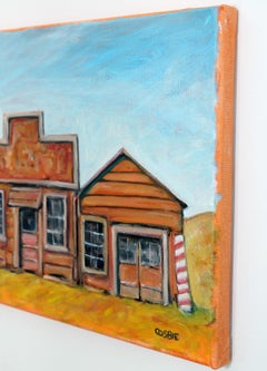 Old Bodie Bar and Barbershop, Oil Painting