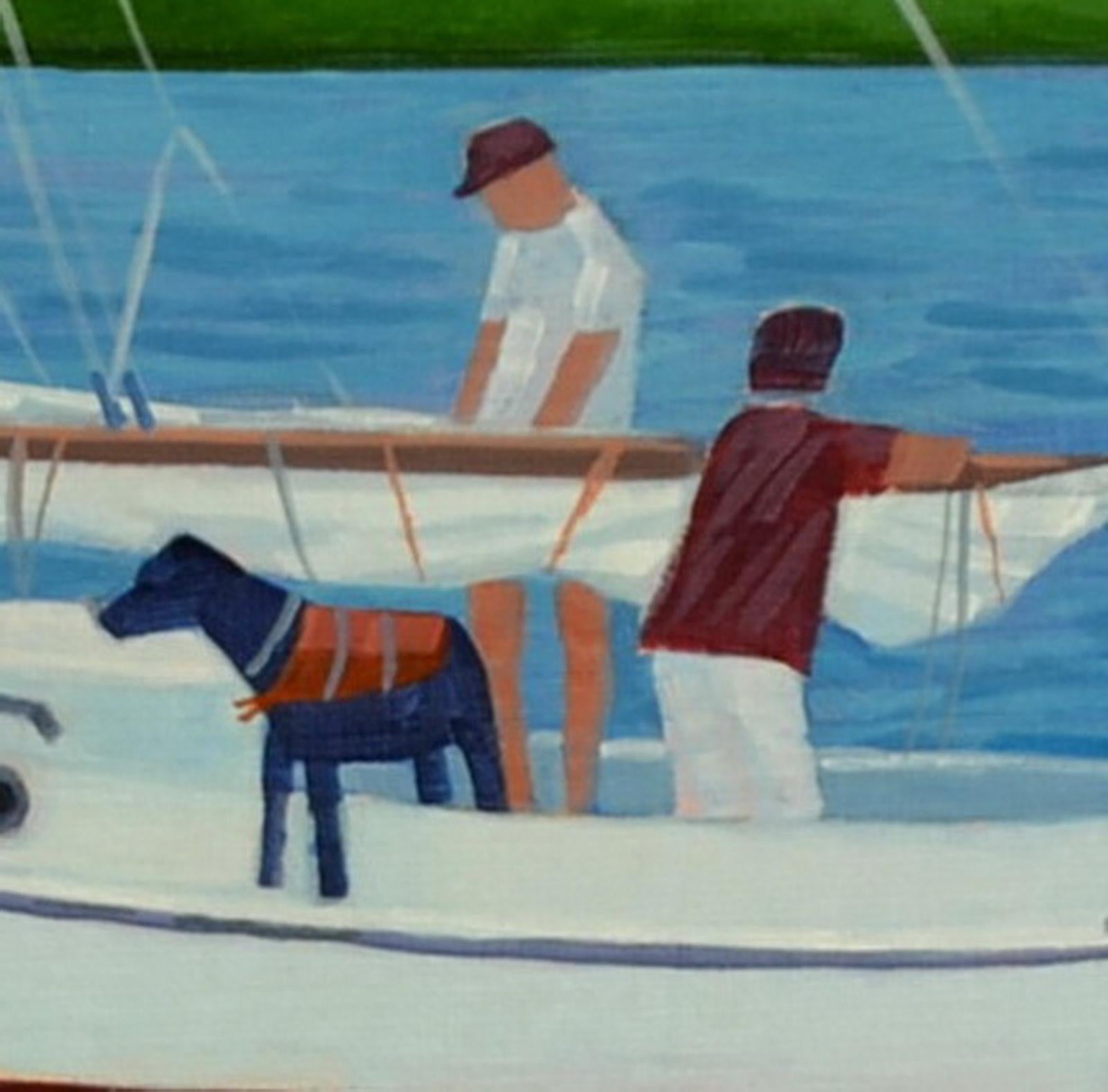 <p>Artist Comments<br>Fernando says this piece depicts a peaceful afternoon on Sarasota Bay. 
