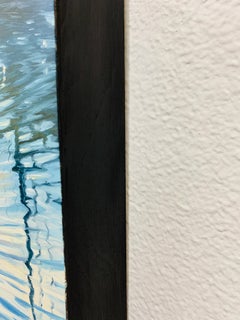 Harbor Reflections, Oil Painting