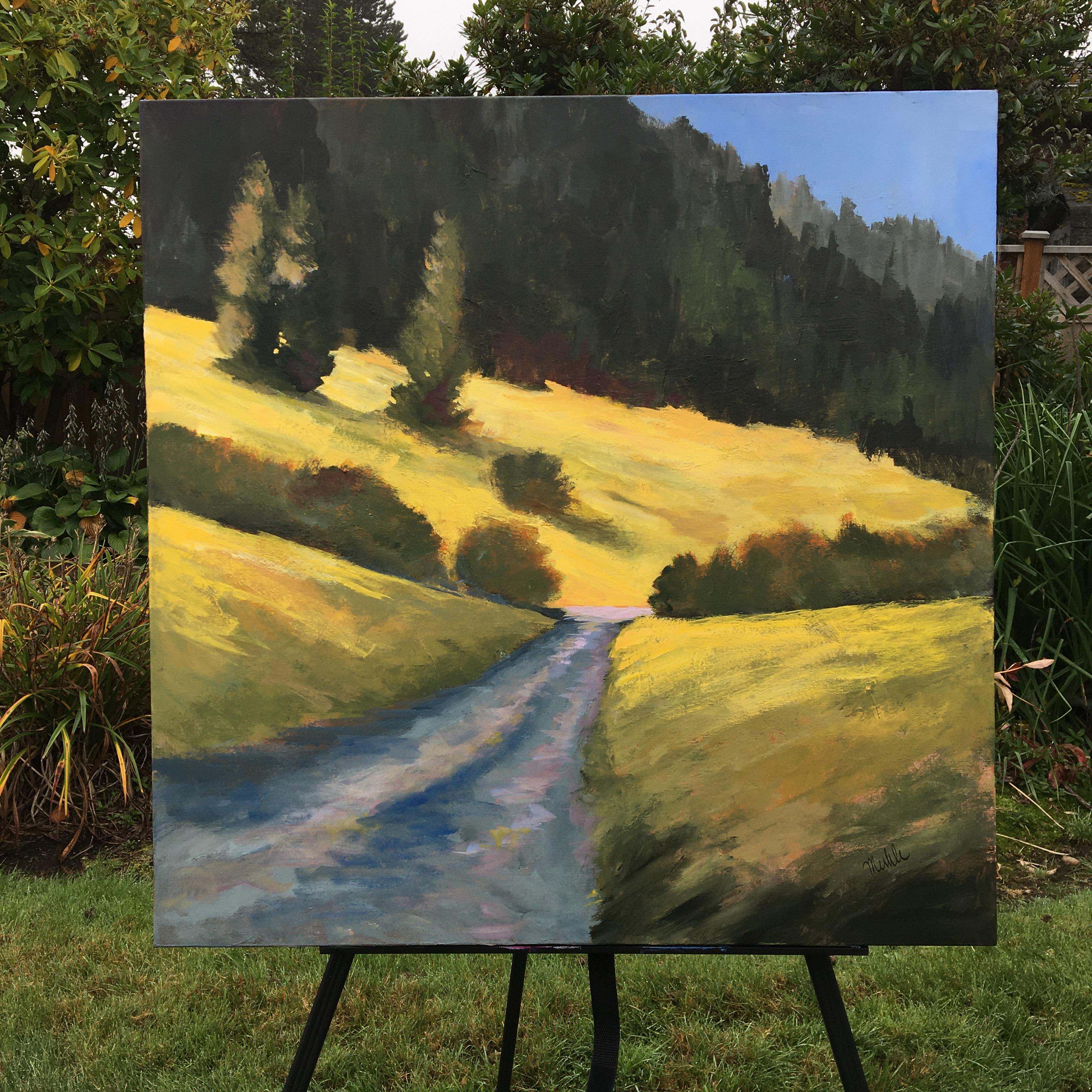 Oregon Trail, Pintura original - Painting Impresionista abstracto de Nancy Merkle