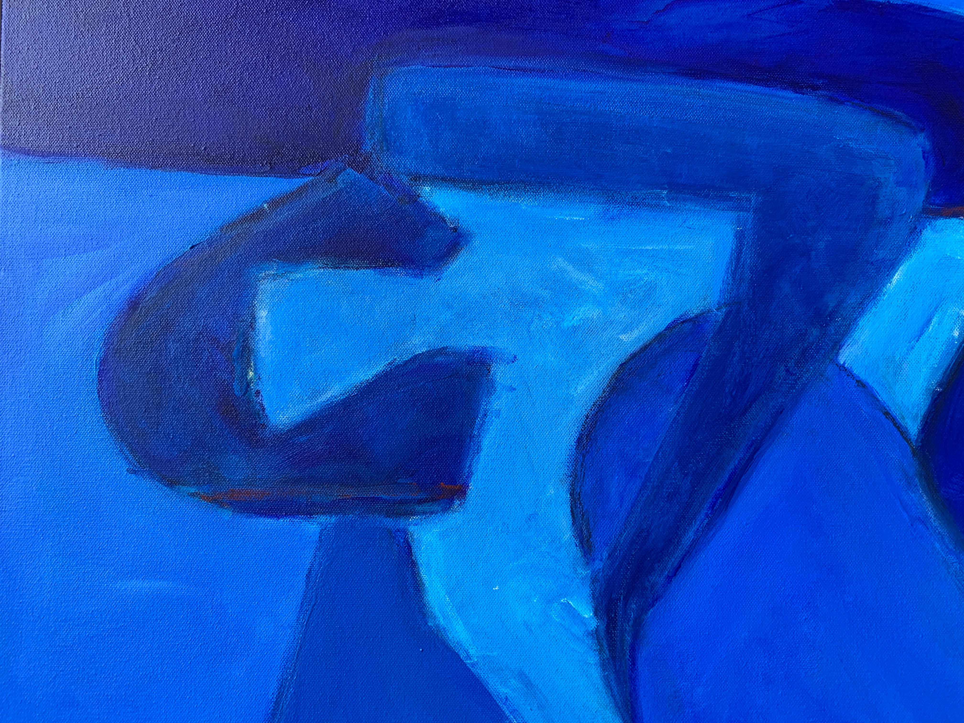 Schattenspiel, Originalgemälde (Zeitgenössisch), Painting, von Robin Okun