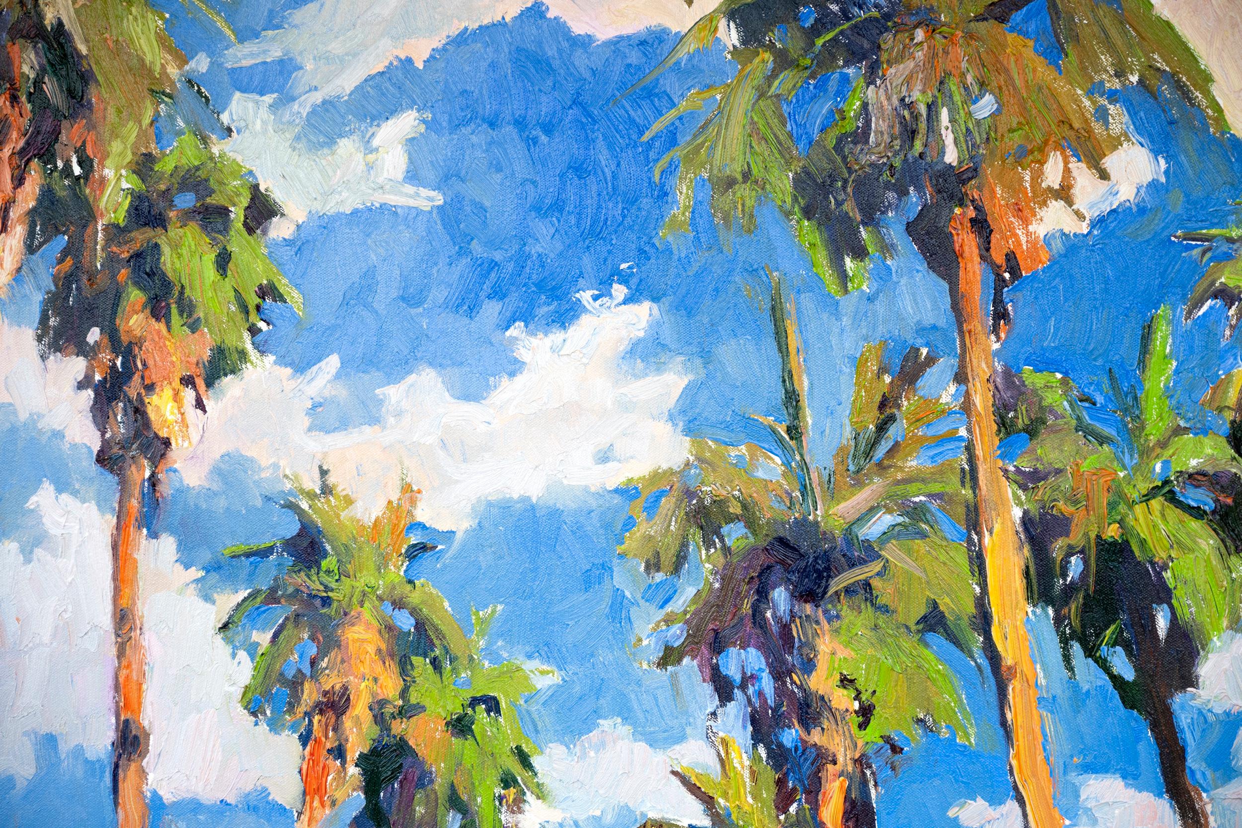 abstract palm tree paintings