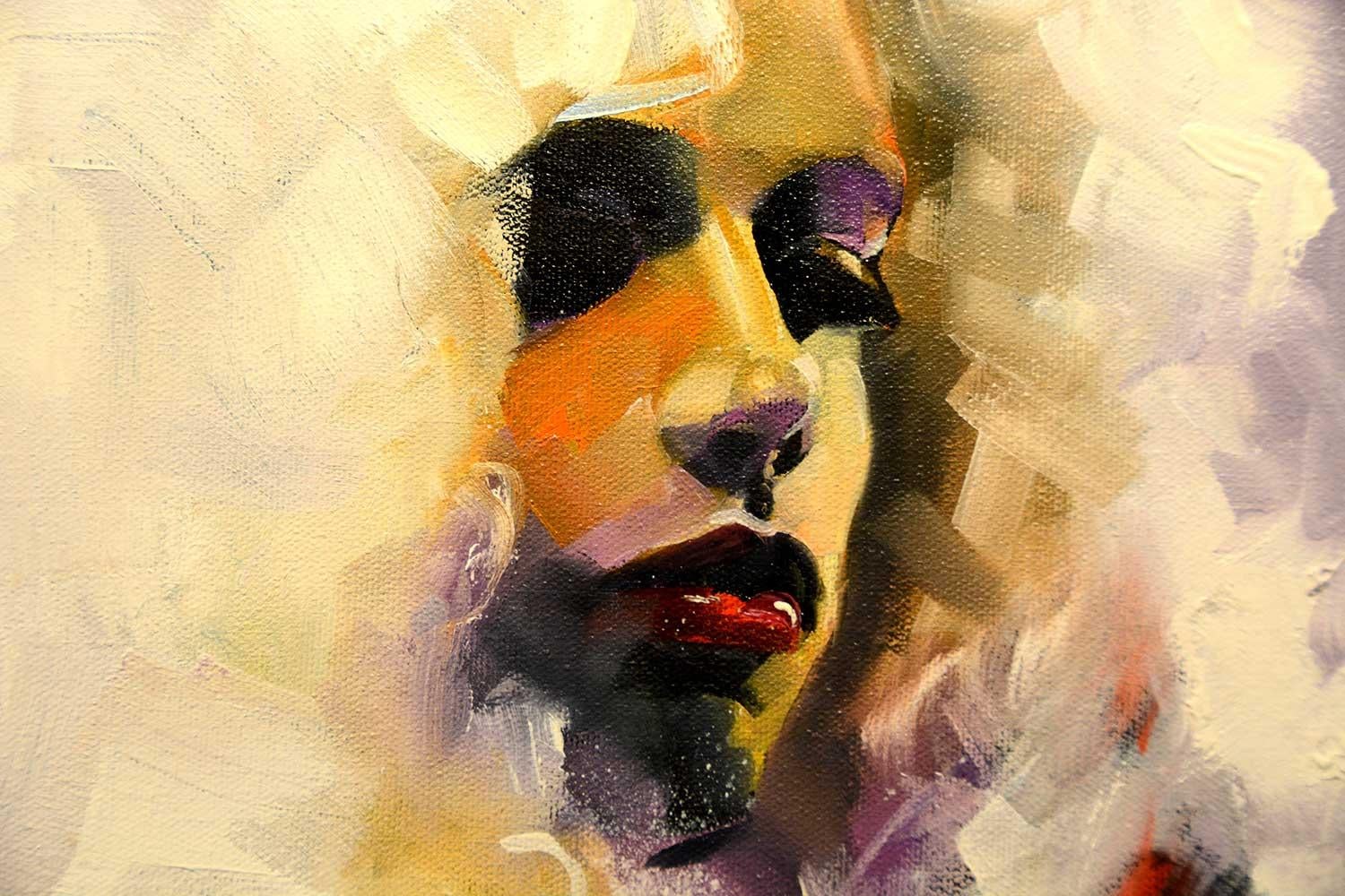 Bailarina blanca, Pintura al óleo en venta 1