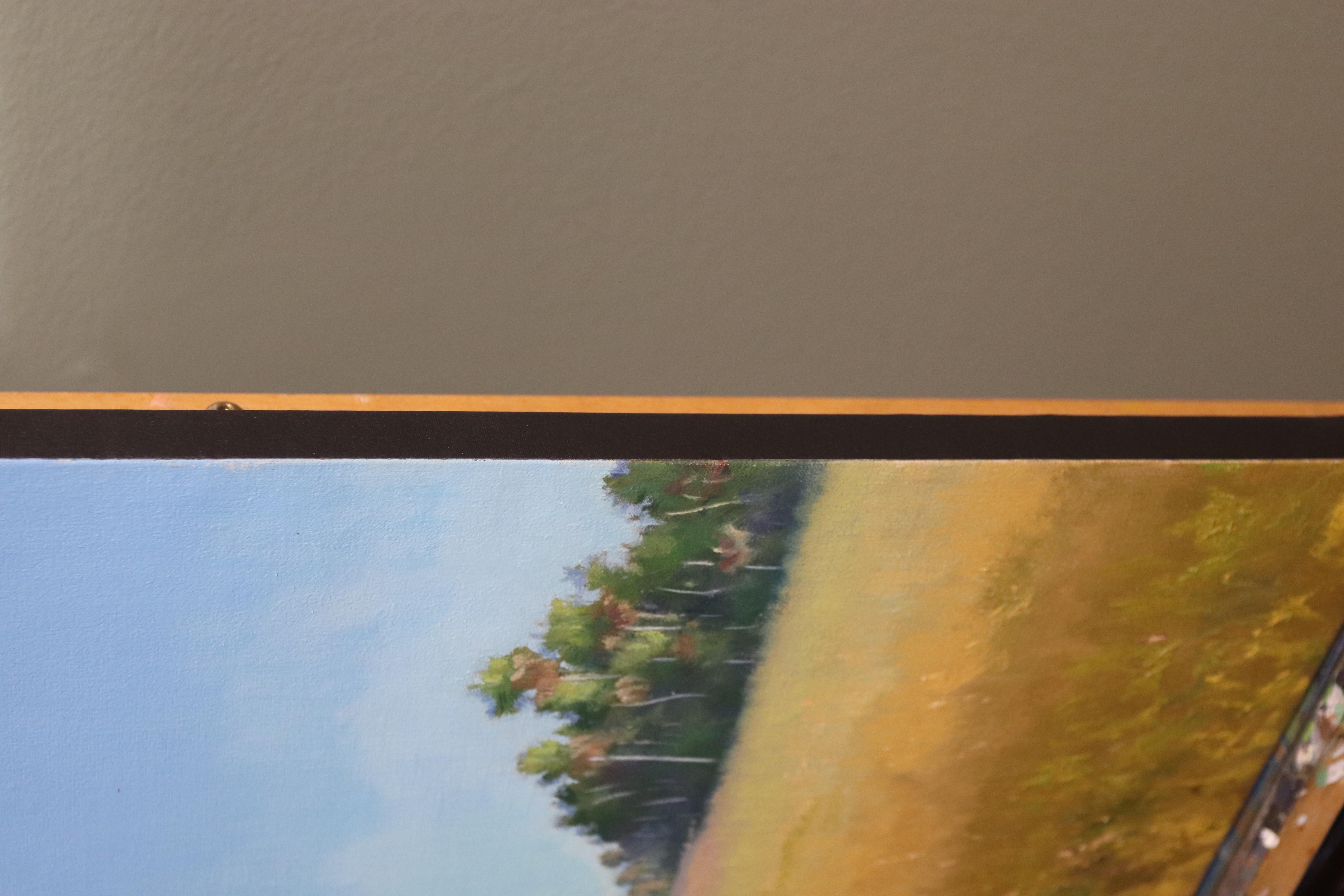 Goldene Prairie, Ölgemälde (Amerikanischer Realismus), Art, von Andres Lopez