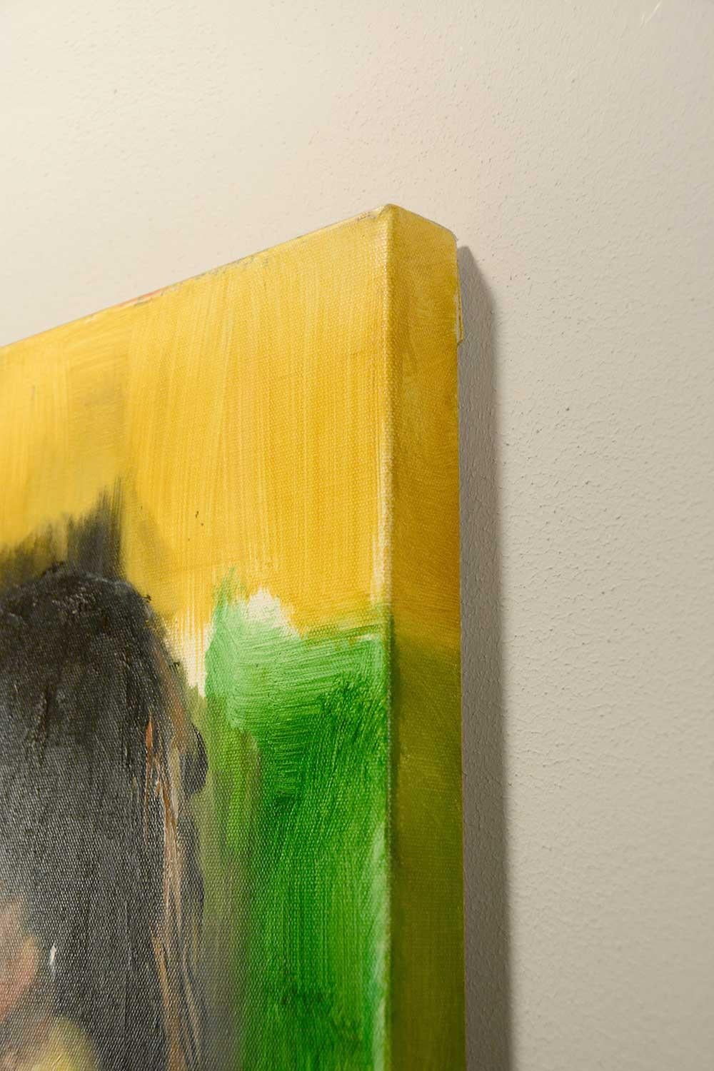 Émouvante colorée, peinture à l'huile - Expressionnisme abstrait Art par Gary Leonard