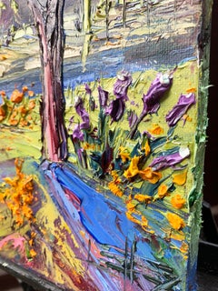 Napa Valley with Monet, Oil Painting