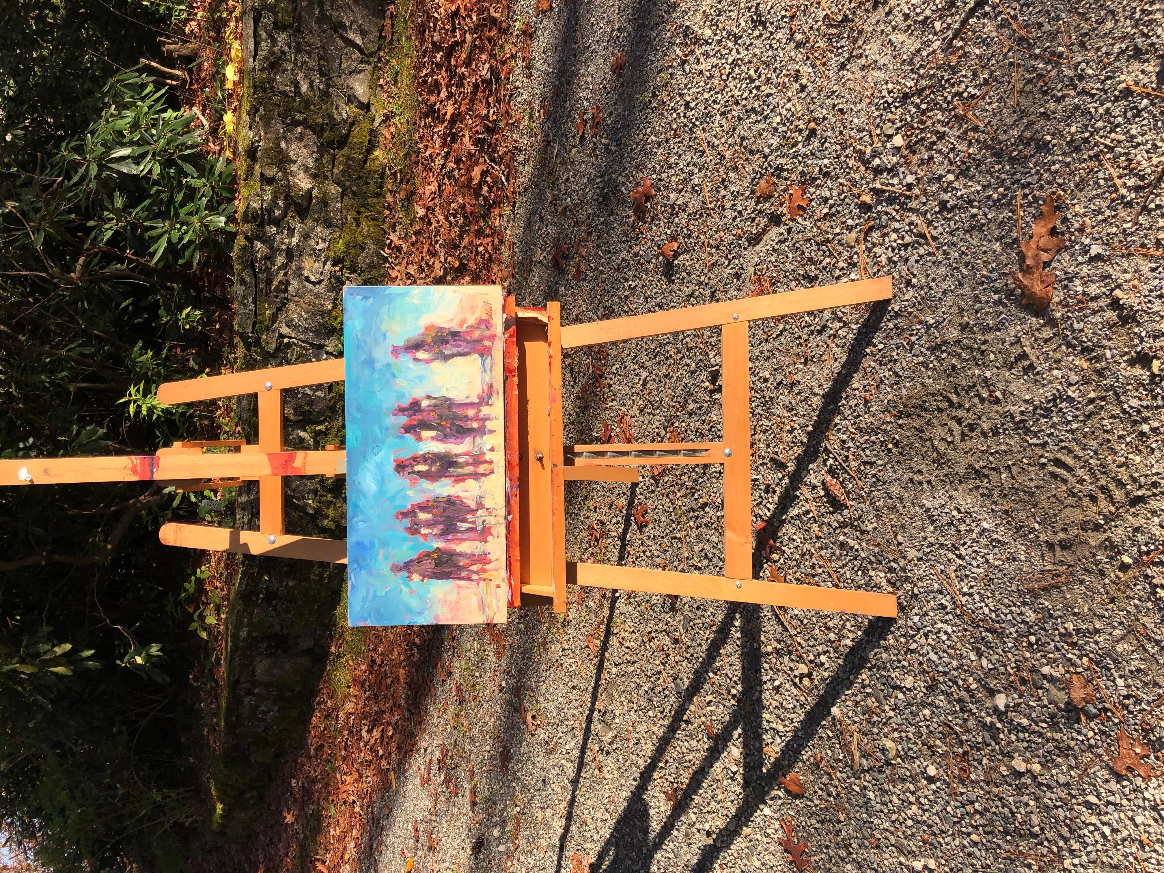 Cowboys on Horseback 11, Abstract Painting 2