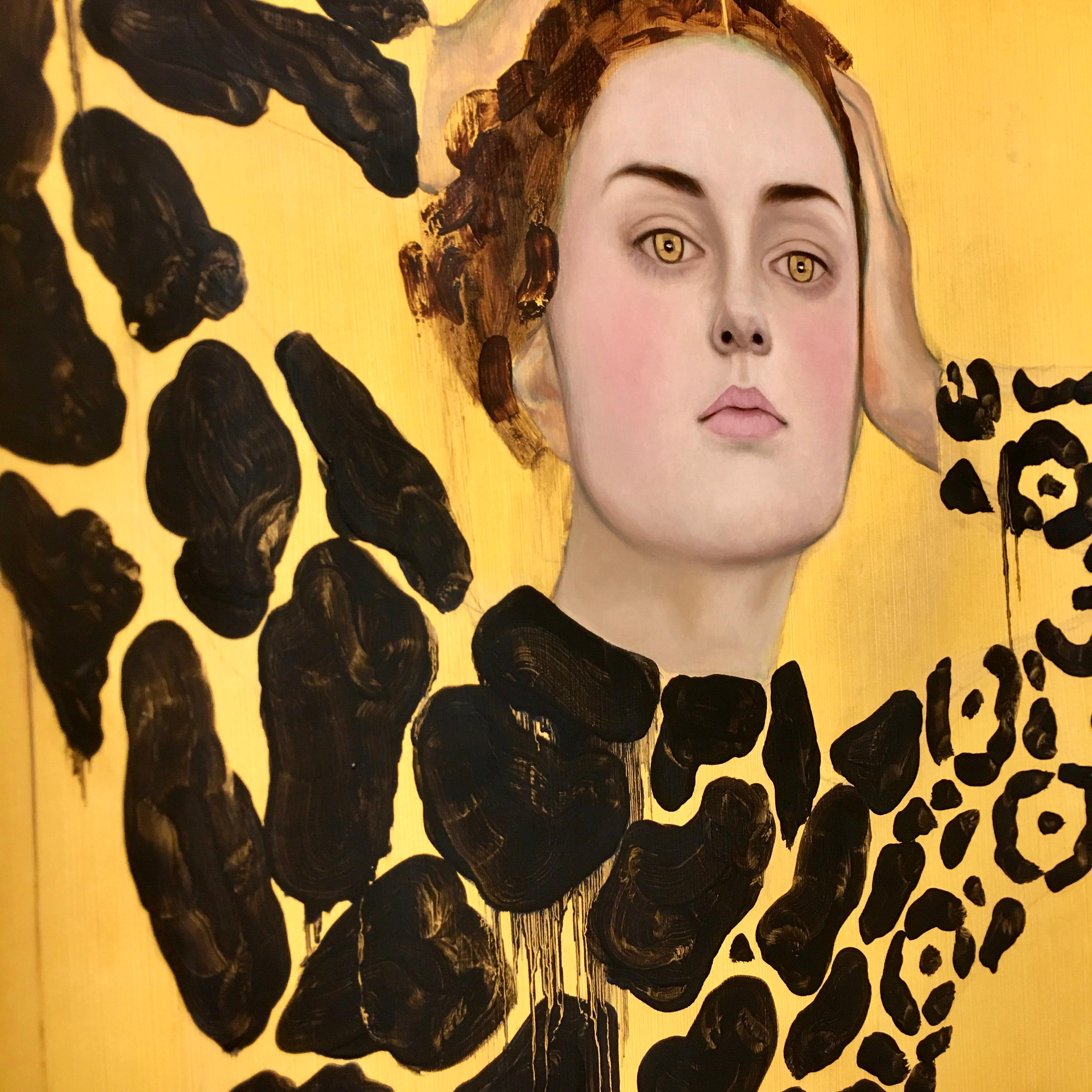 <p>Commentaires de l'artiste<br />Un portrait moderniste combinant un visage réaliste et une figure abstraite. L'artiste Ryan Pickart utilise l'espace négatif pour explorer la façon dont l'esprit remplit les informations manquantes. Grâce aux fins