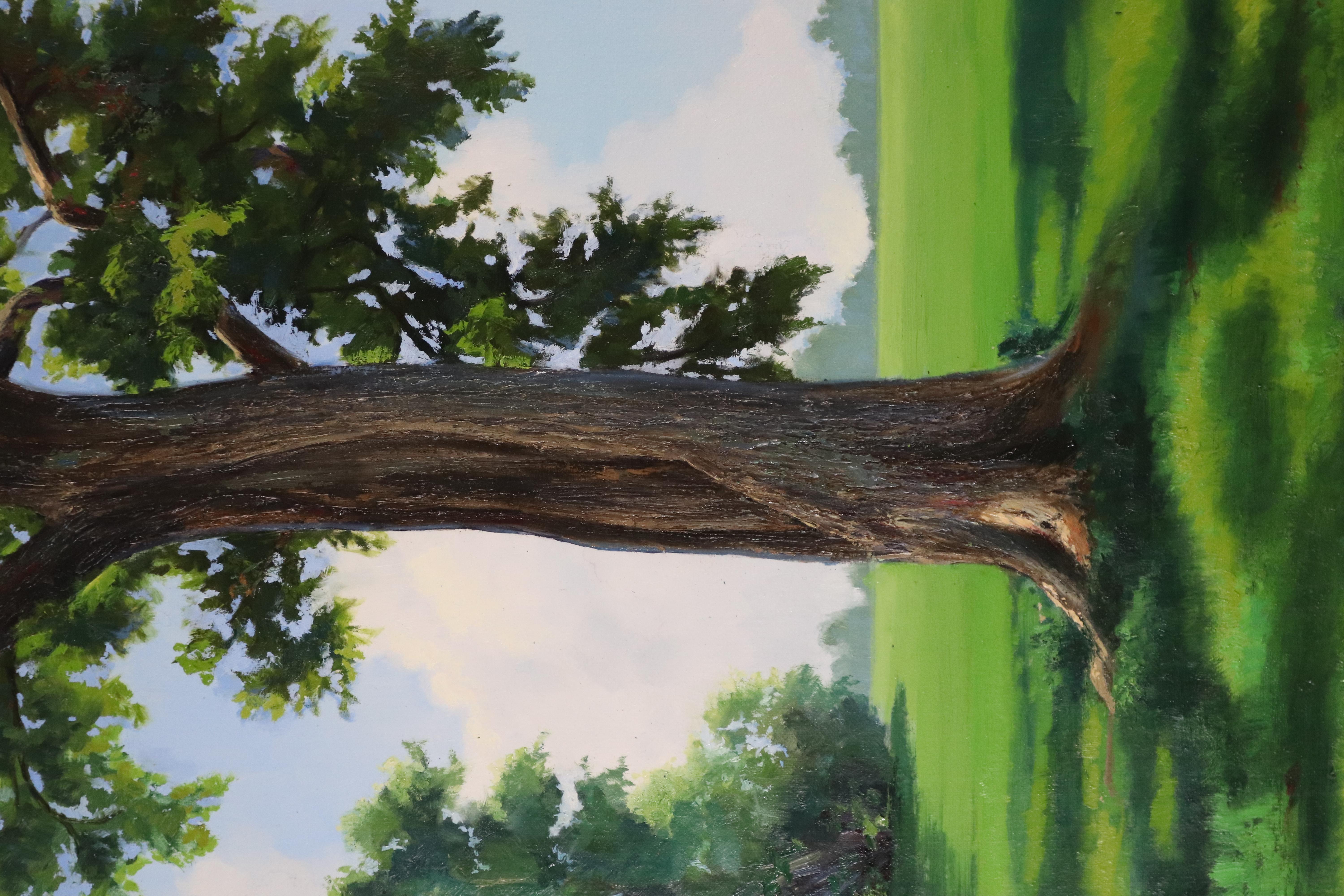 oak tree oil painting