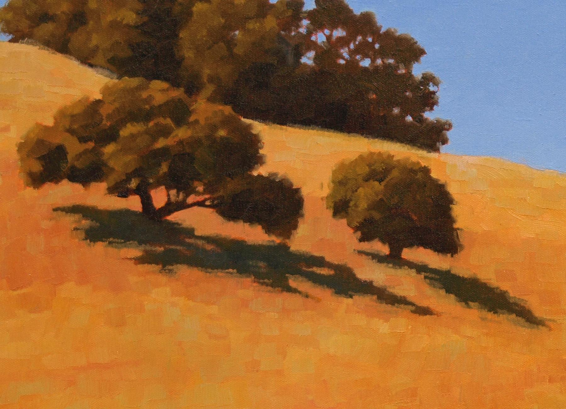 Oaks 1, Oil Painting - Abstract Impressionist Art by Rodgers Naylor