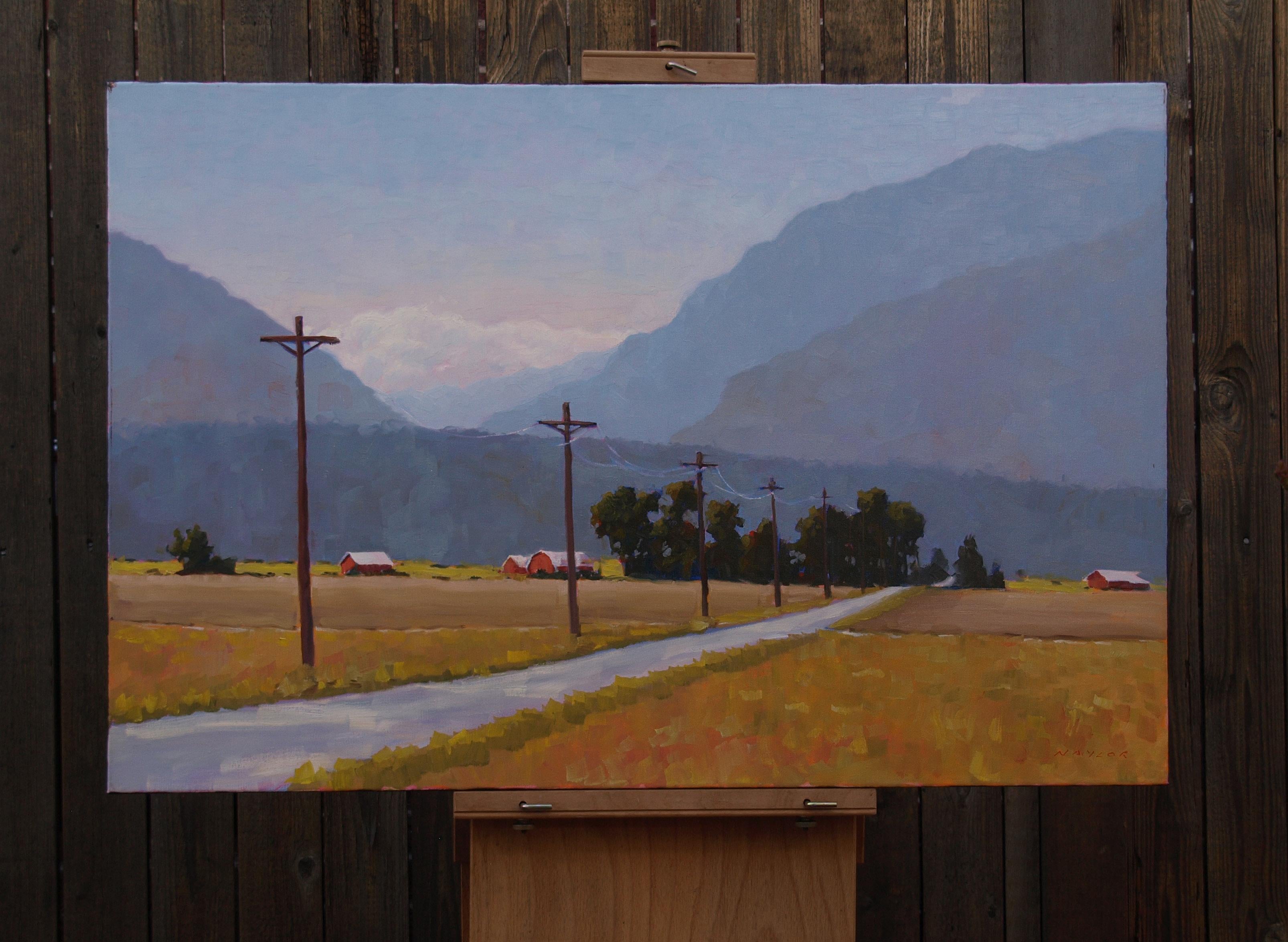 Arkansas Valley, Oil Painting - Abstract Impressionist Art by Rodgers Naylor